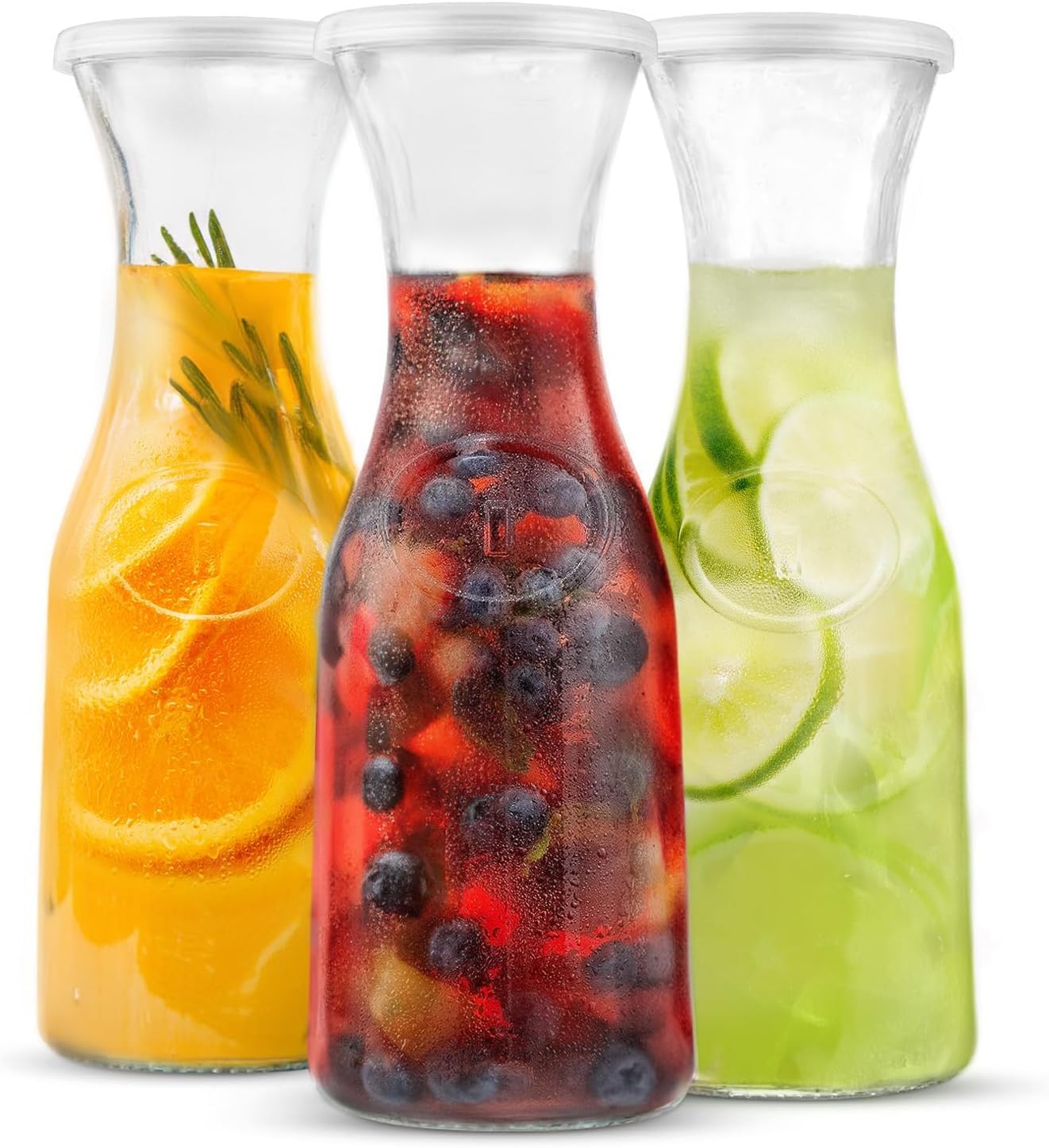 KooK Glass Carafe Set of 3