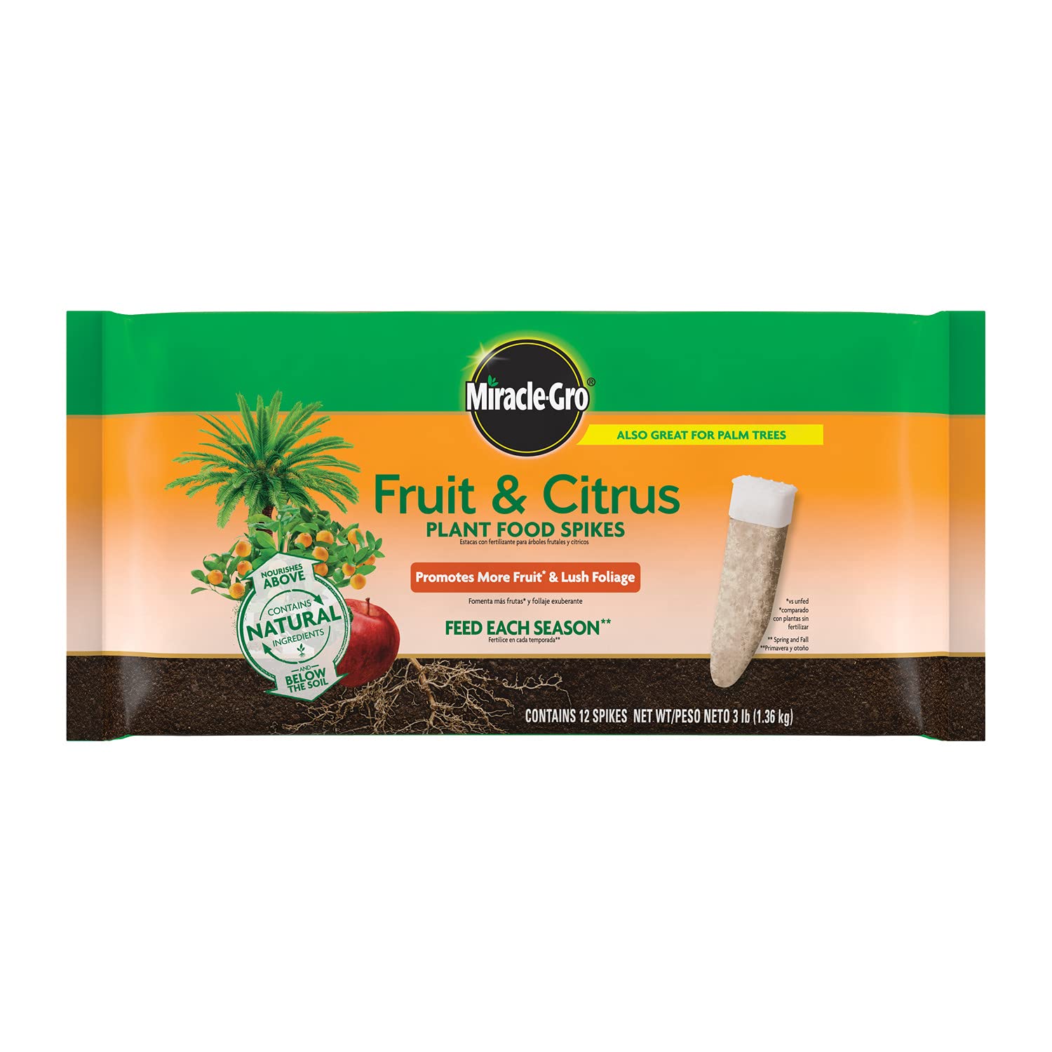 Miracle-Gro Fruit & Citrus Spikes