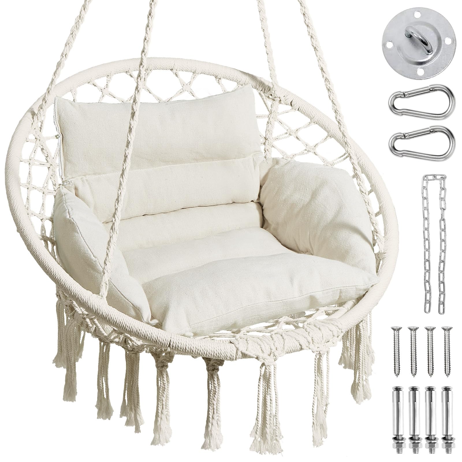 Greenstell Hammock Chair with Cushion
