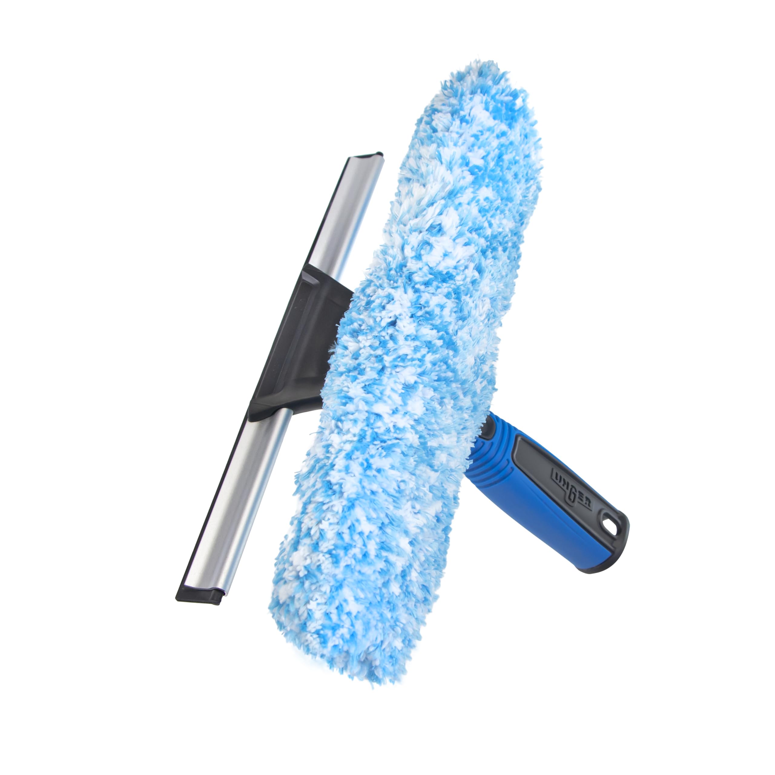 Unger 10-inch 2-in-1 Squeegee & Scrubber