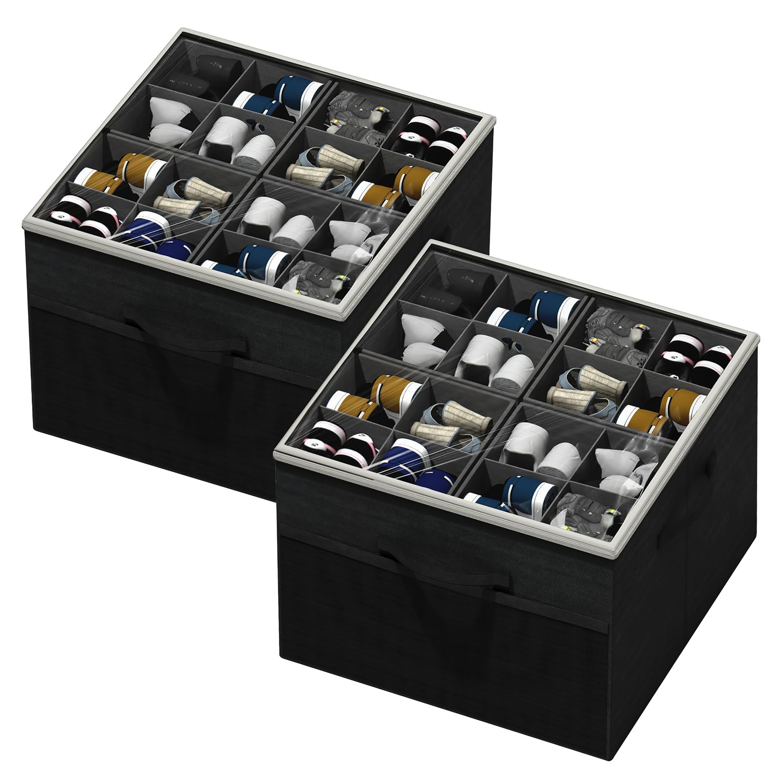 Aokeyee Foldable Shoe Organizer (2-Pack)