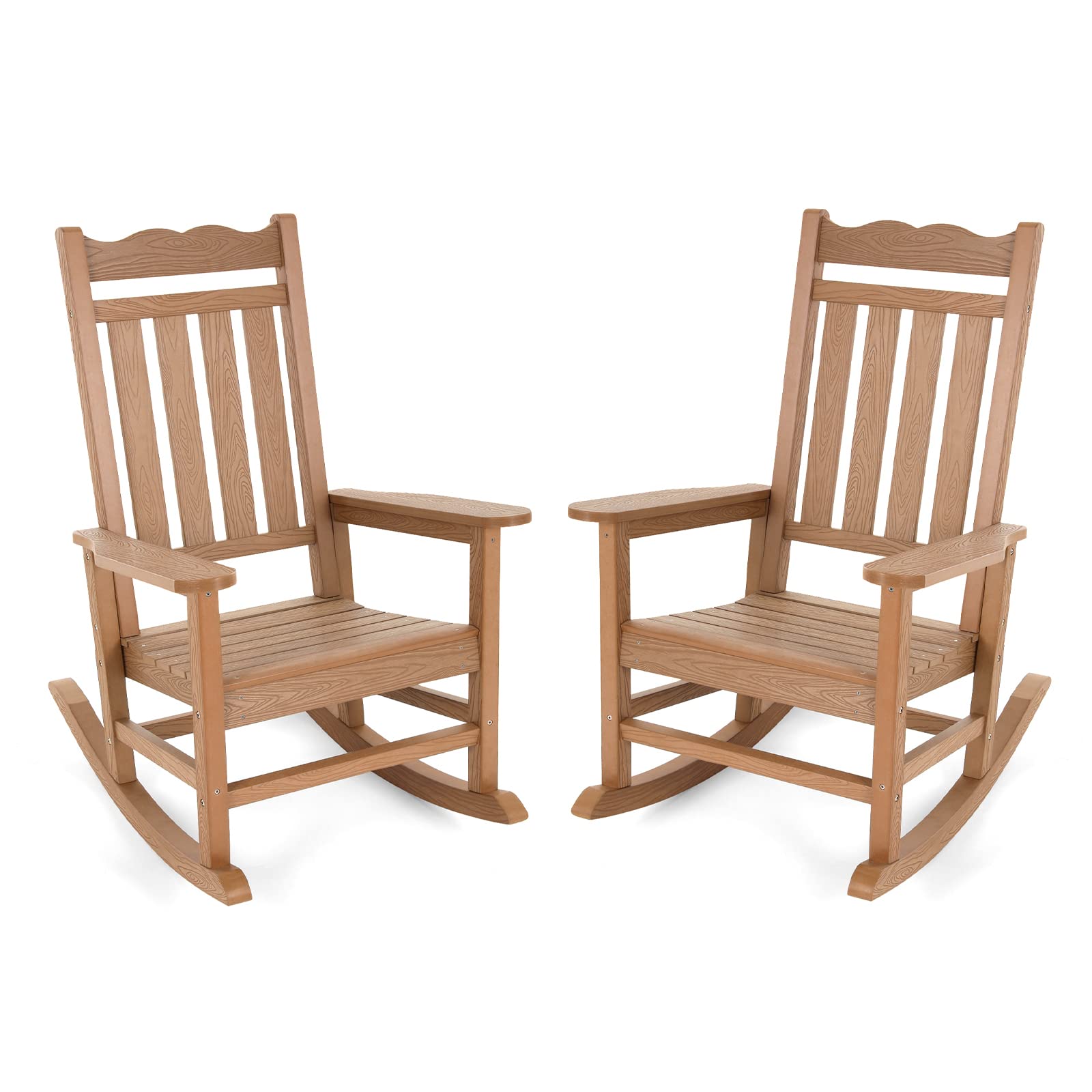 Stoog Patio Rocking Chairs Set of 2