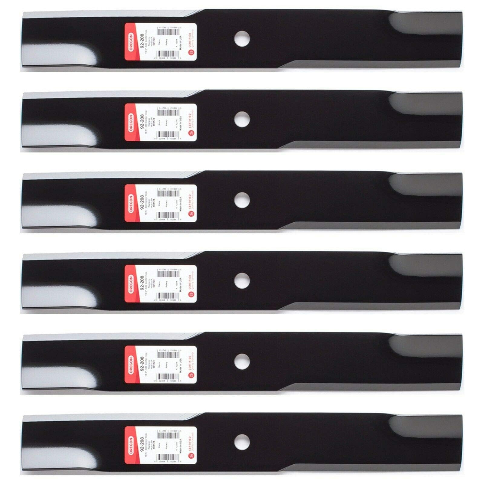 Oregon 6PK 92-208 Blades for 54" Hustler Decks