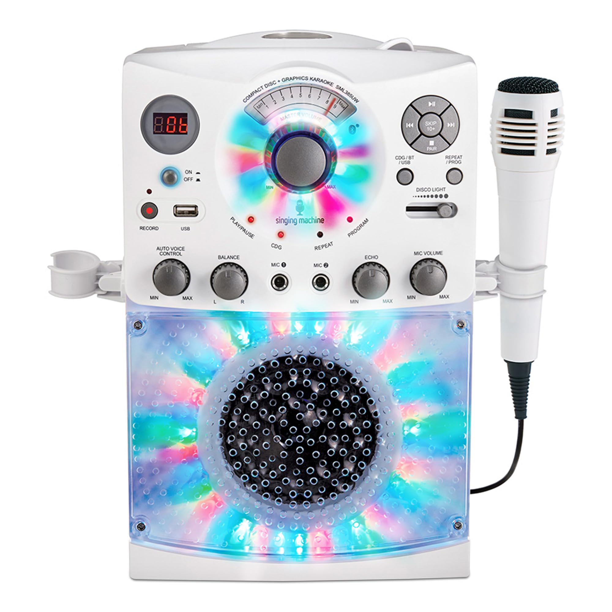 Singing Machine Portable Karaoke System (CD+G, Bluetooth)