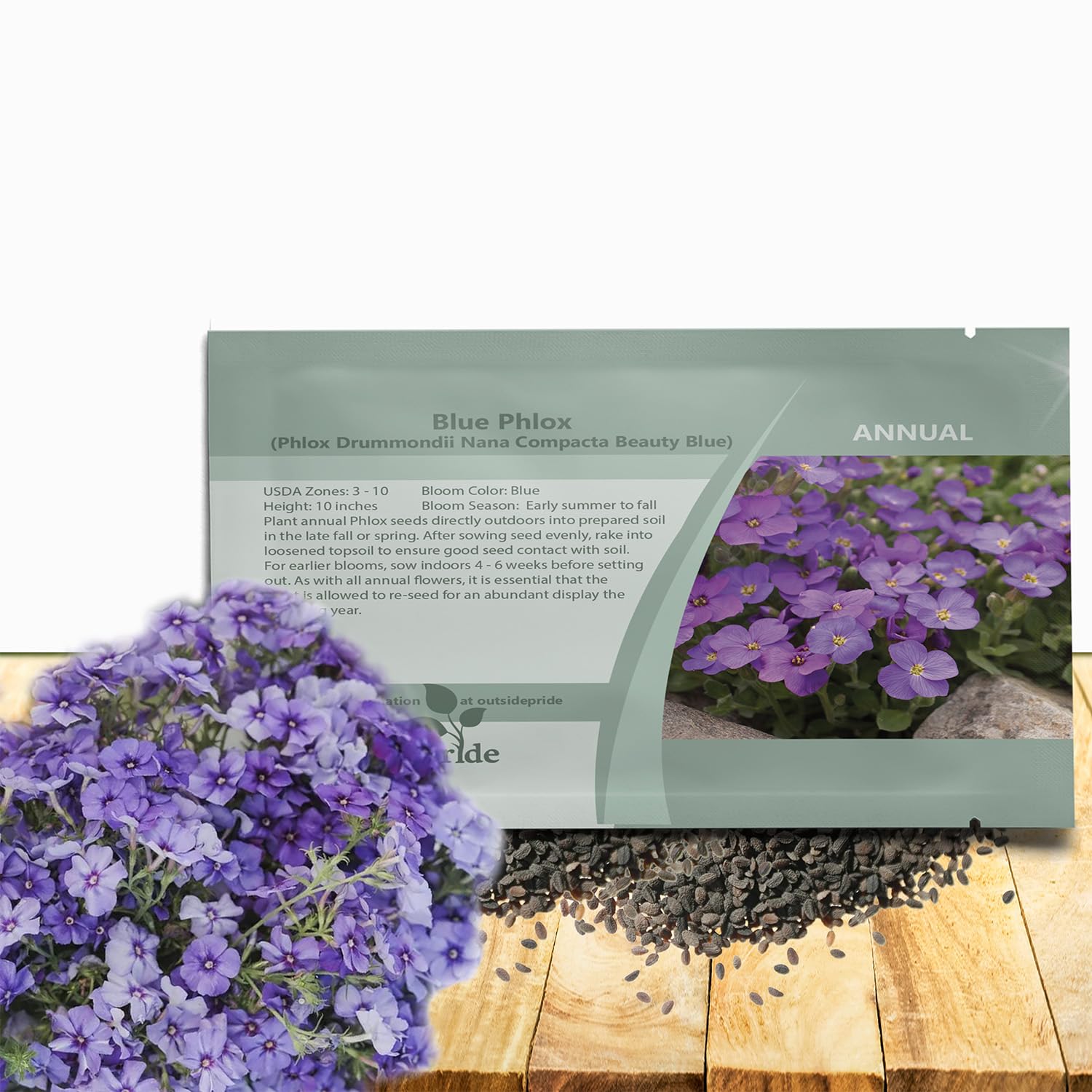 Outsidepride Blue Phlox (Compacta Beauty Blue)