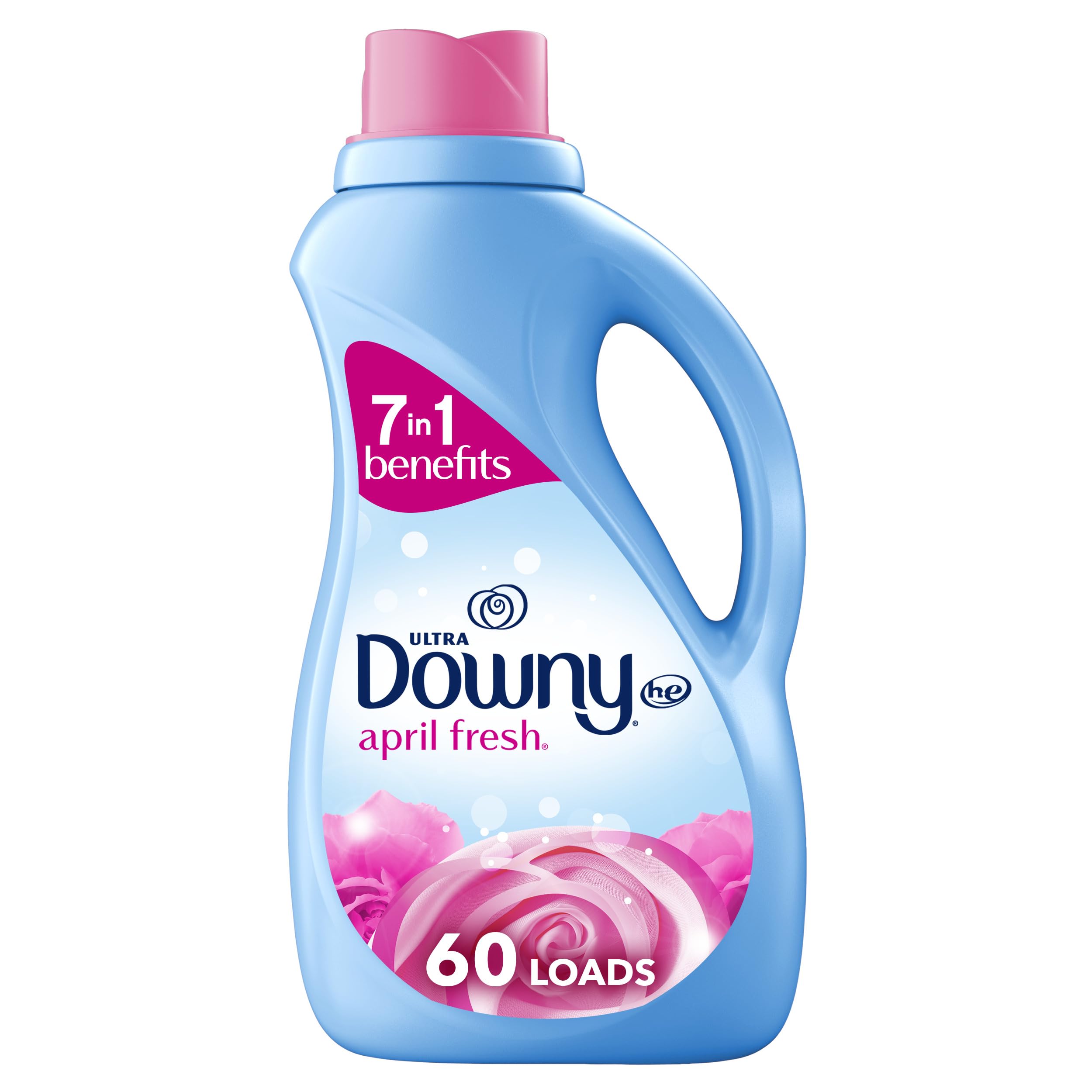 Downy Ultra Laundry Liquid Fabric Softener, April Fresh, 44 fl oz, 60 Loads