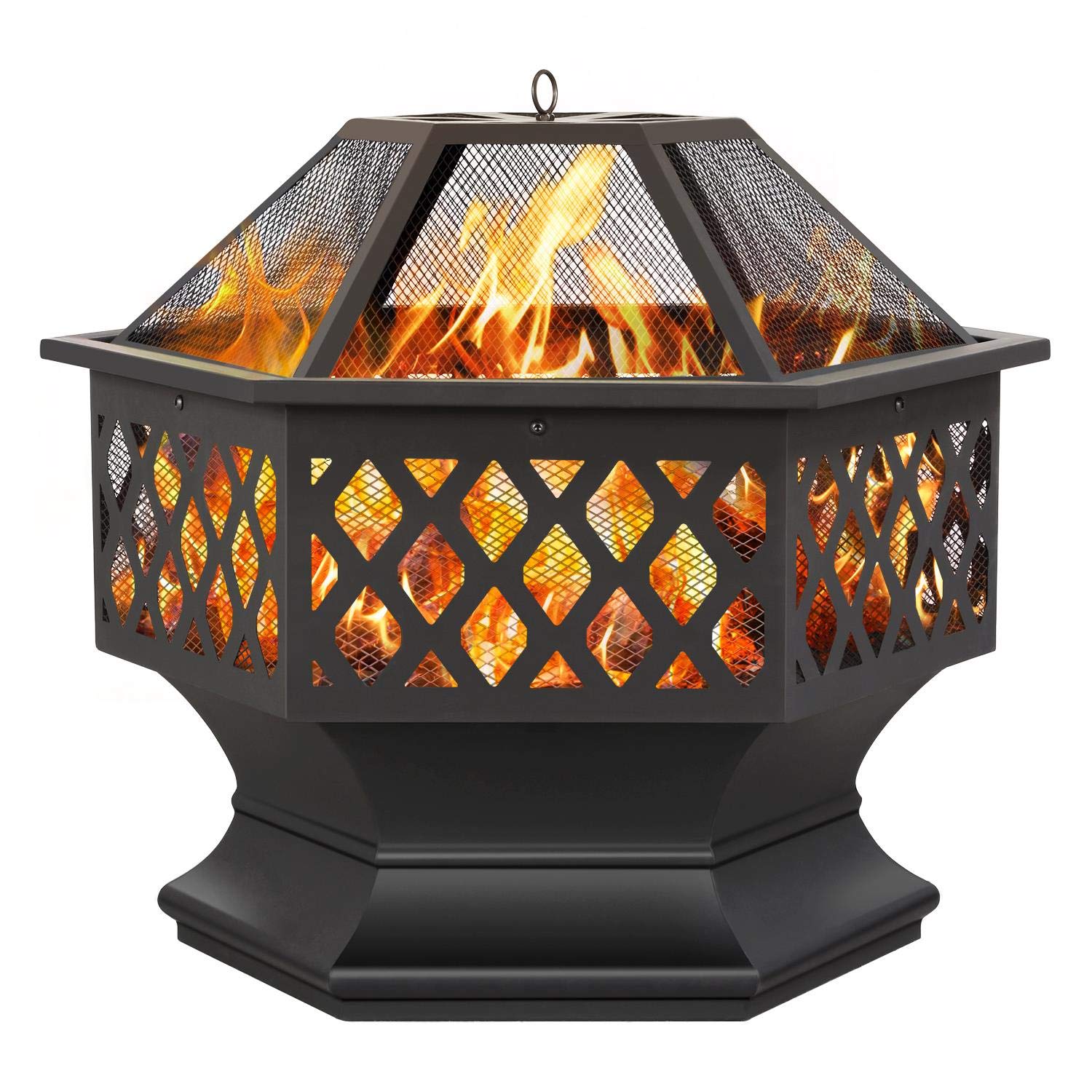 Yaheetech 24-inch Hex Fire Pit