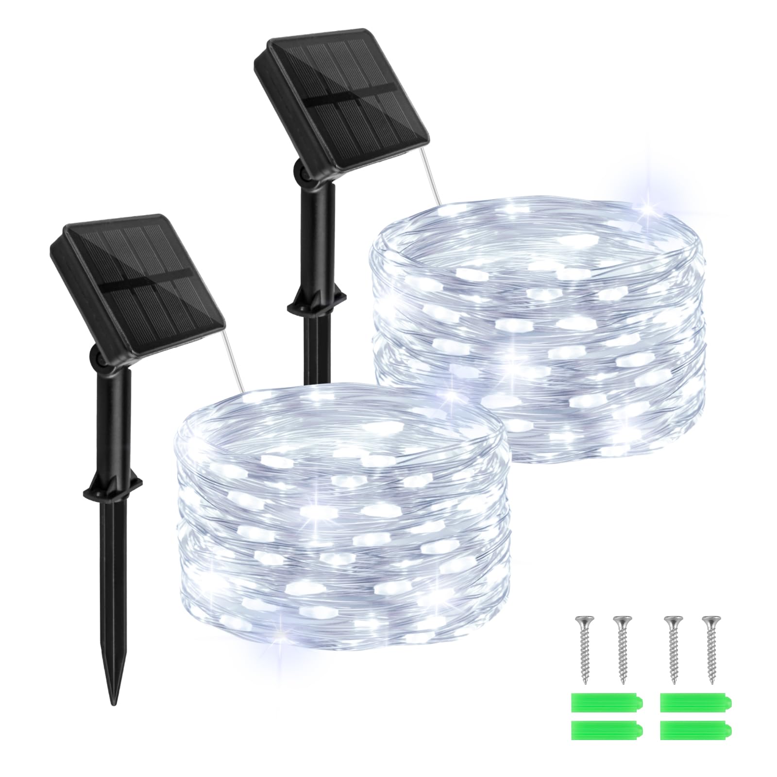 cshare Solar Fairy String Lights (Cool White)