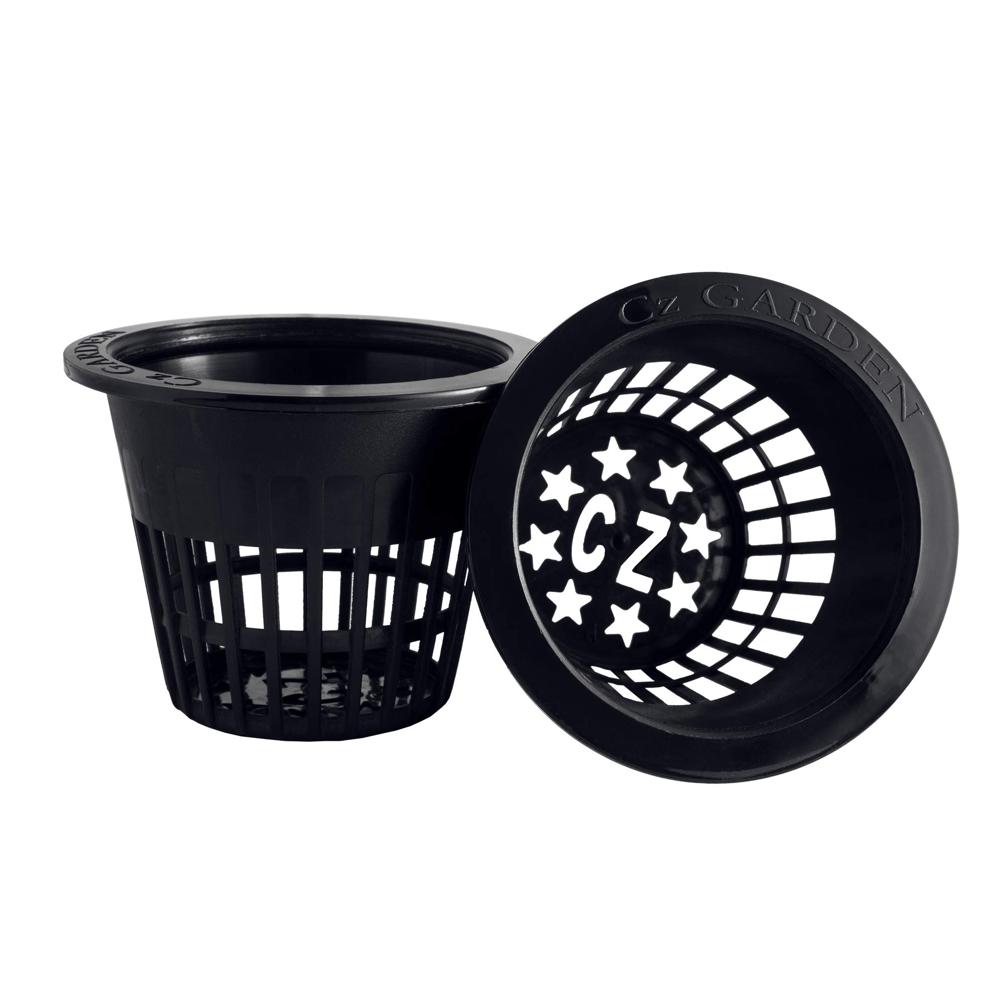 Cz Garden Supply 3 inch Net Cups Heavy Duty Pots Wide Rim Design - Orchids • Aquaponics • Hydroponics