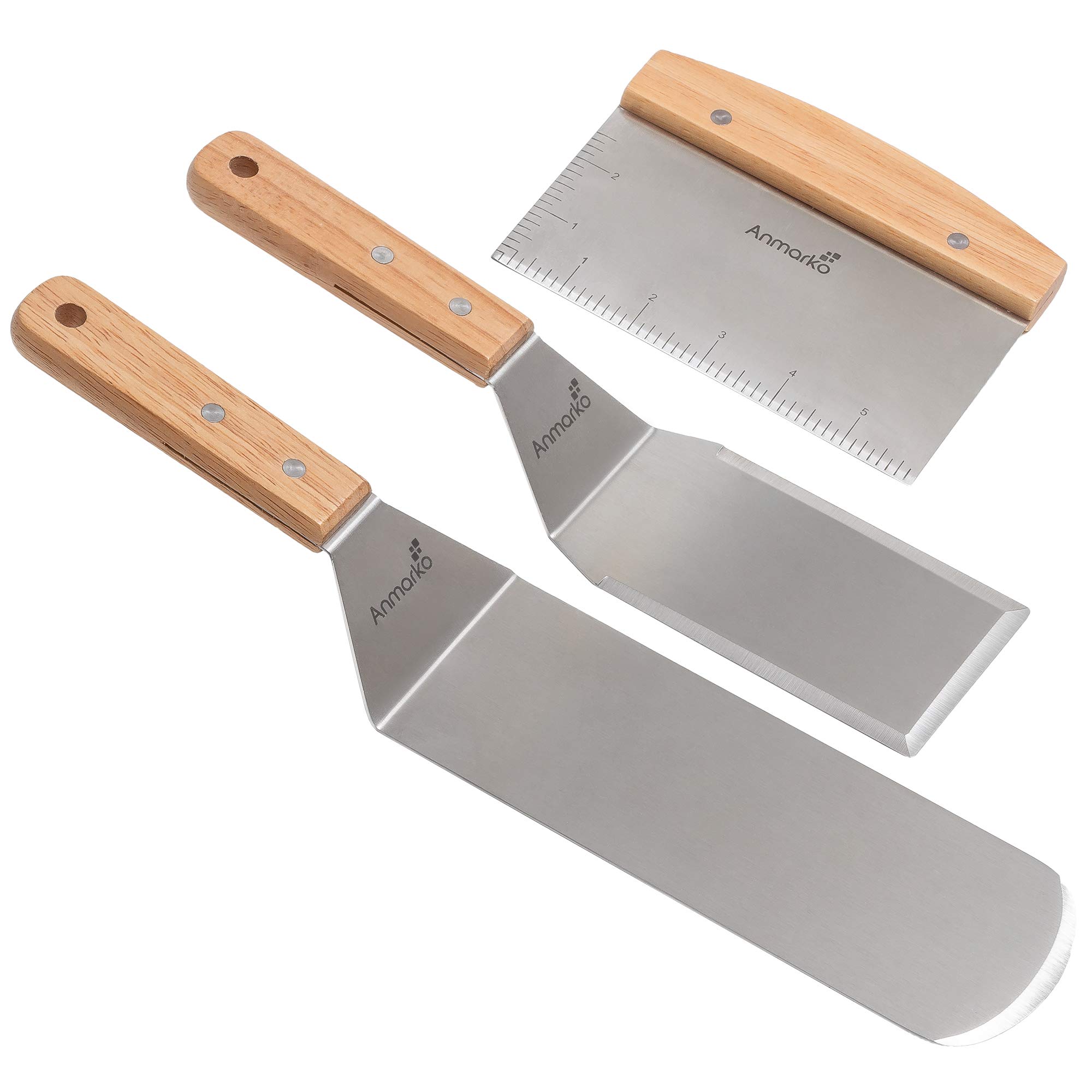 Anmarko Griddle Spatula Set (3-piece)