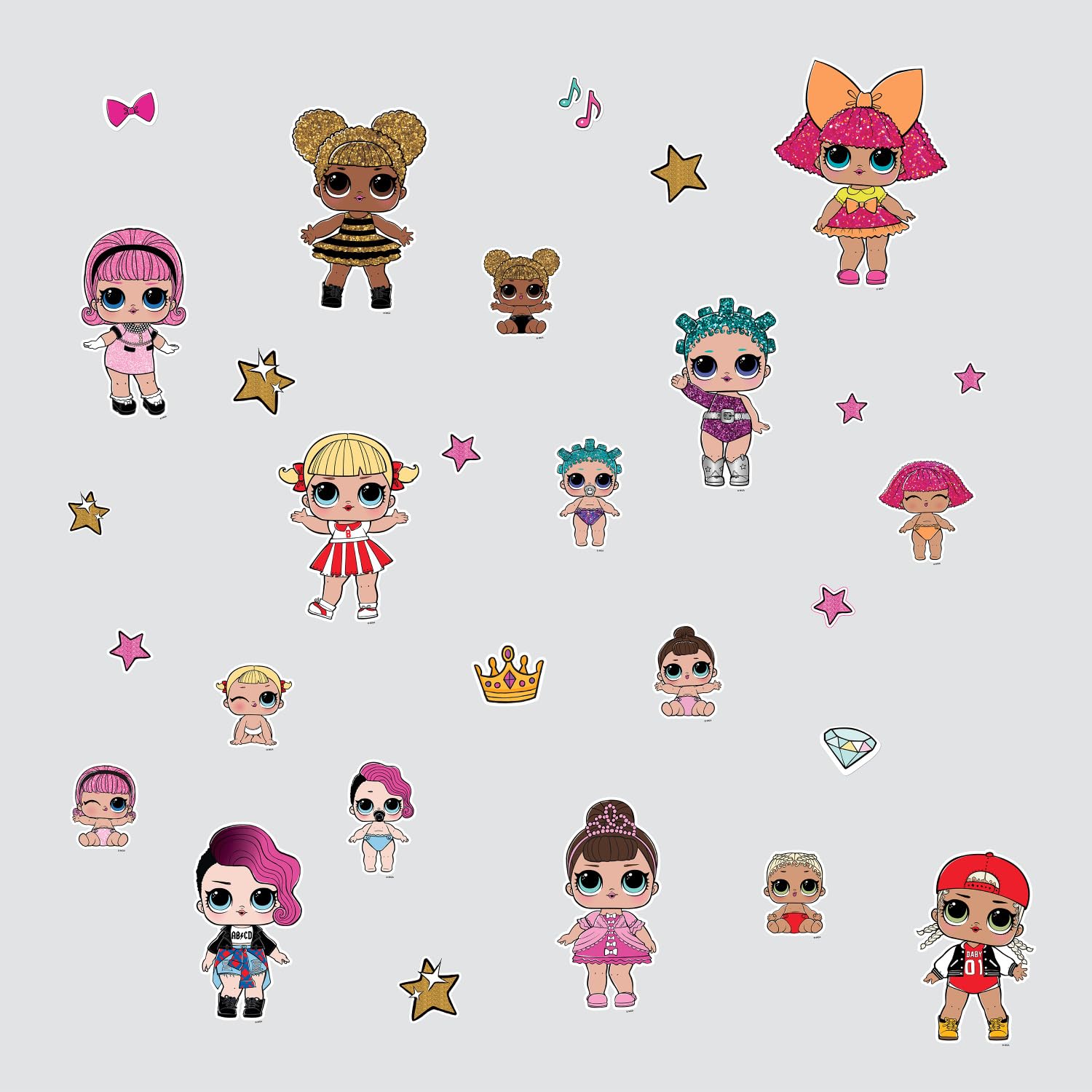 RoomMates L.O.L. Surprise! Wall Decals