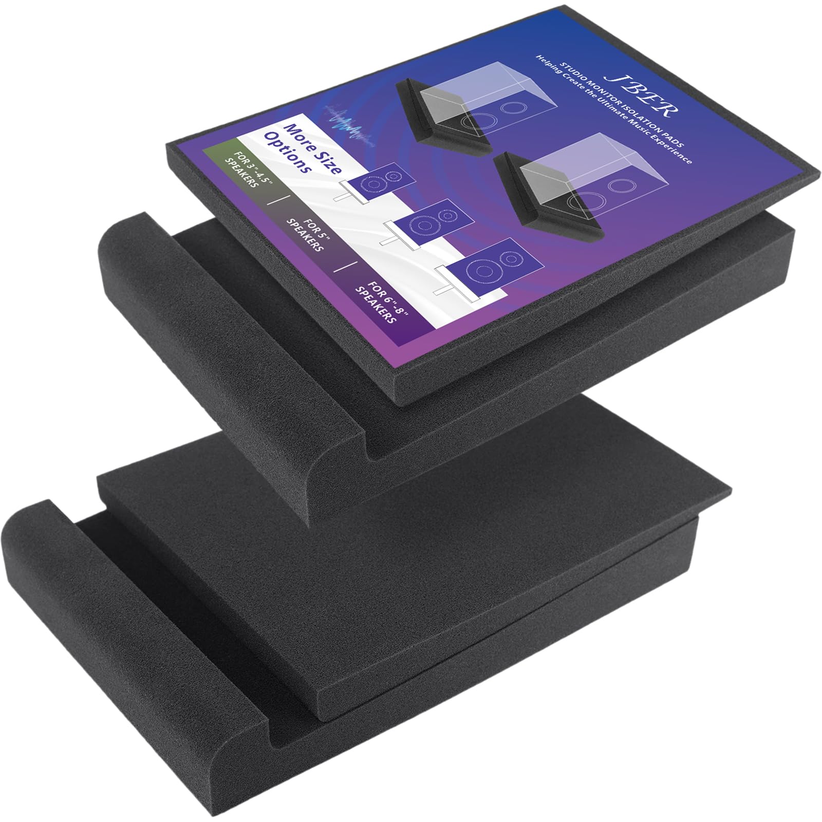 JBER Small Isolation Pads (8x6.3x1.4)
