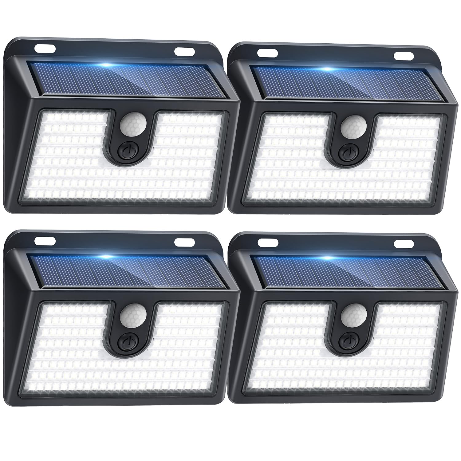 Super Bright Solar Motion Sensor Security Light (4-Pack)