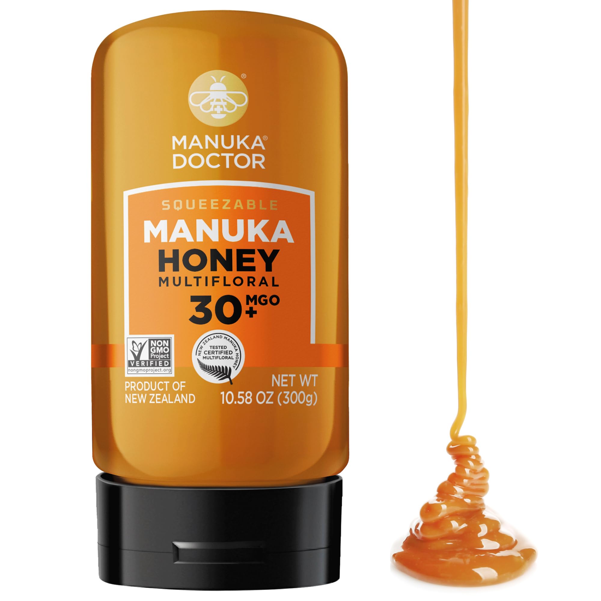 Manuka Doctor - MGO 30+ Squeezy Manuka Honey Multifloral, 10.58 oz