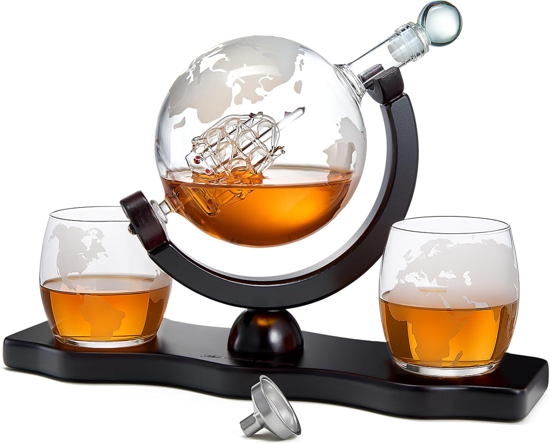 Wine Savant Globe Decanter Set