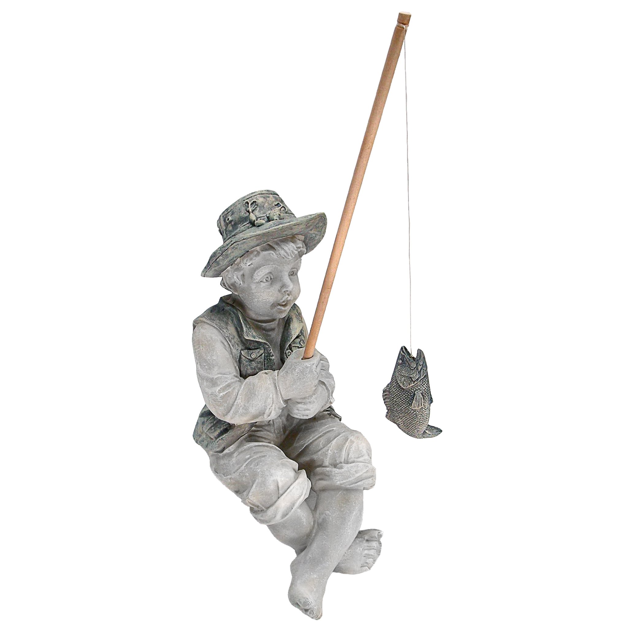 Design Toscano Frederic the Little Fisherman Statue
