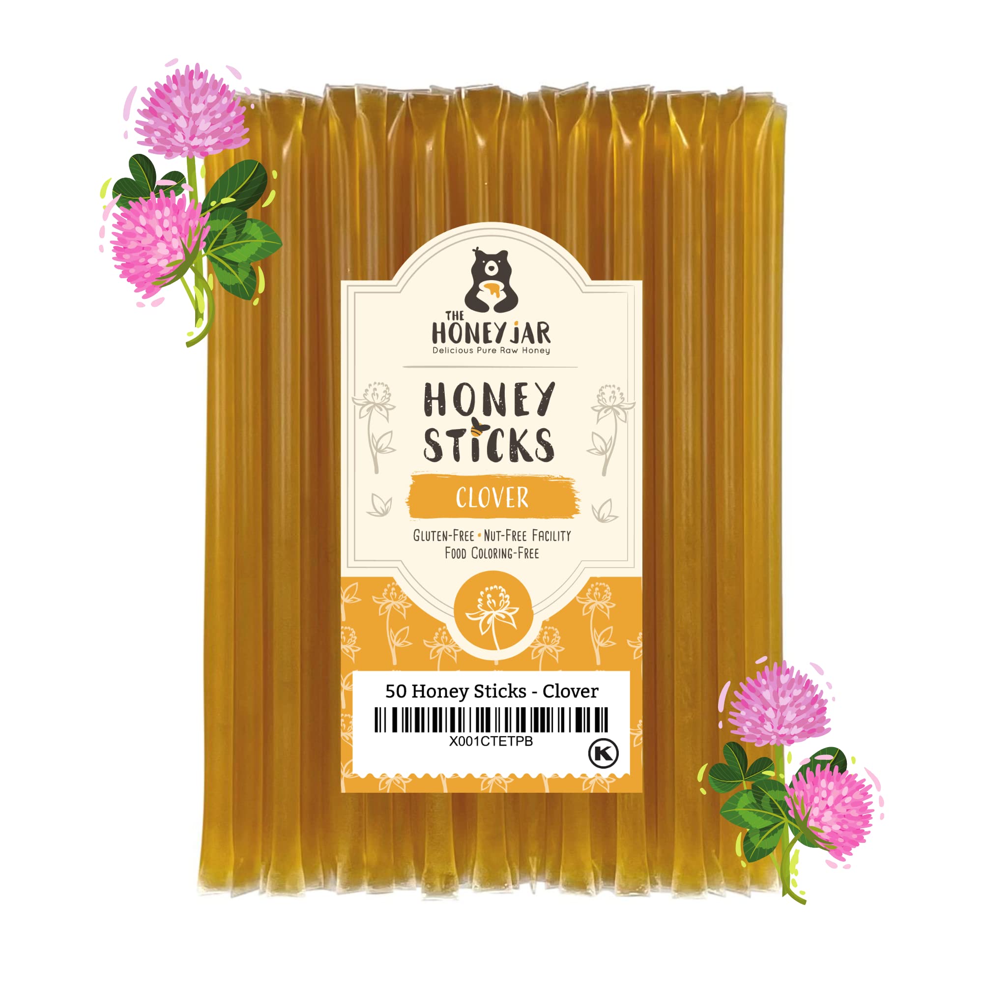 The Honey Jar Plain Honey Sticks