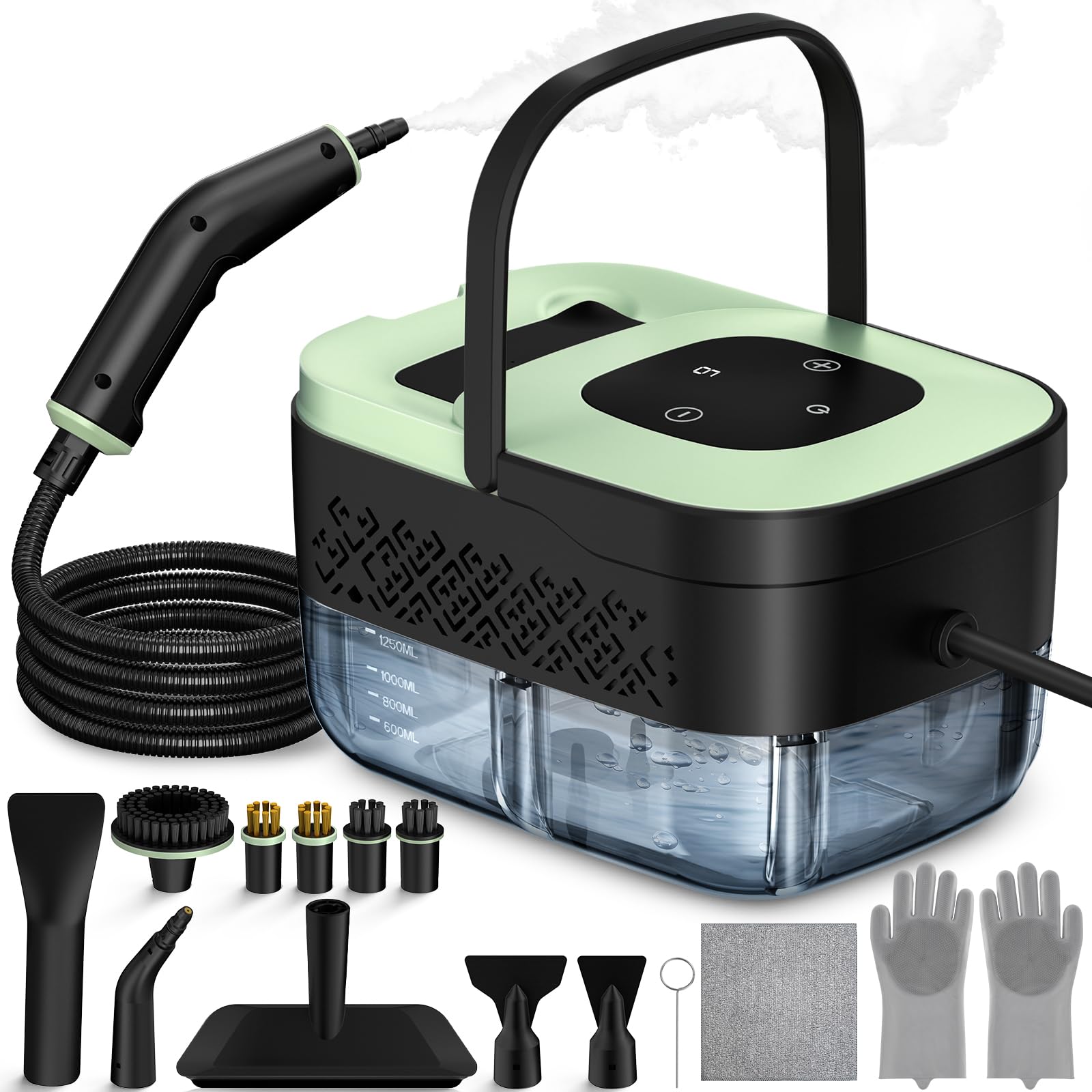 Portable 16pc Handheld Steam Cleaner