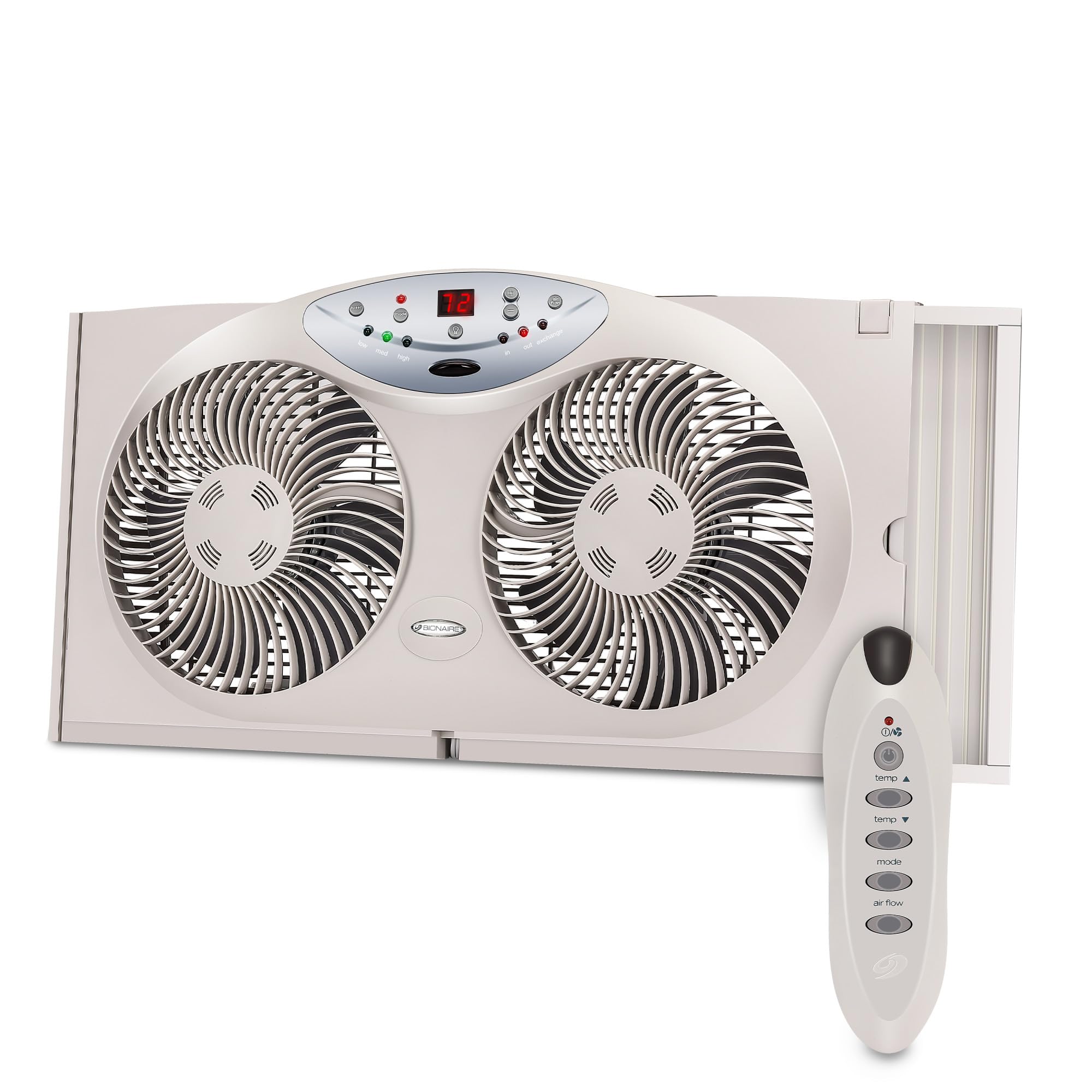 Bionaire Premium Digital Twin Window Fan