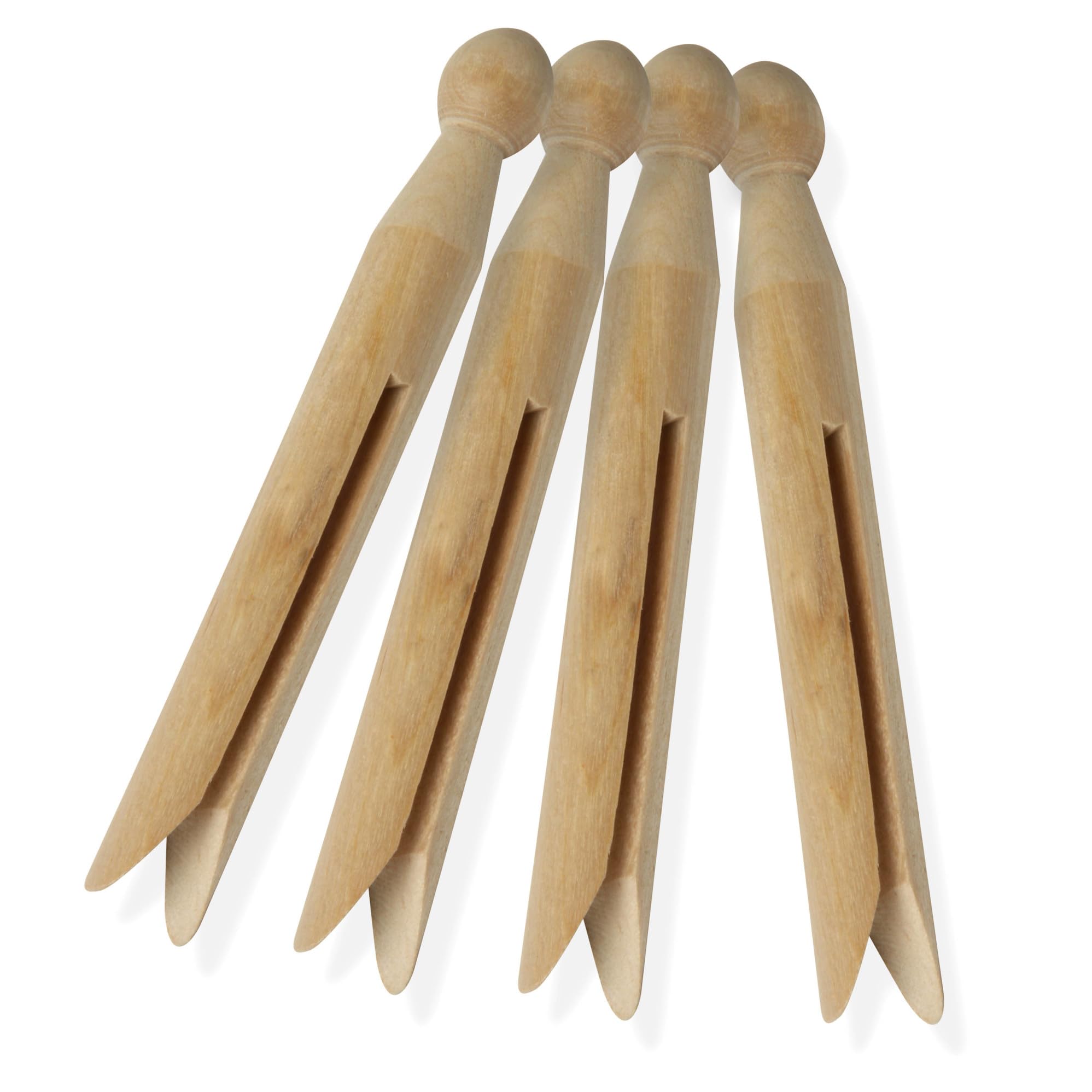 Honey-Can-Do Birch Wood Clothespins (100-Pack)