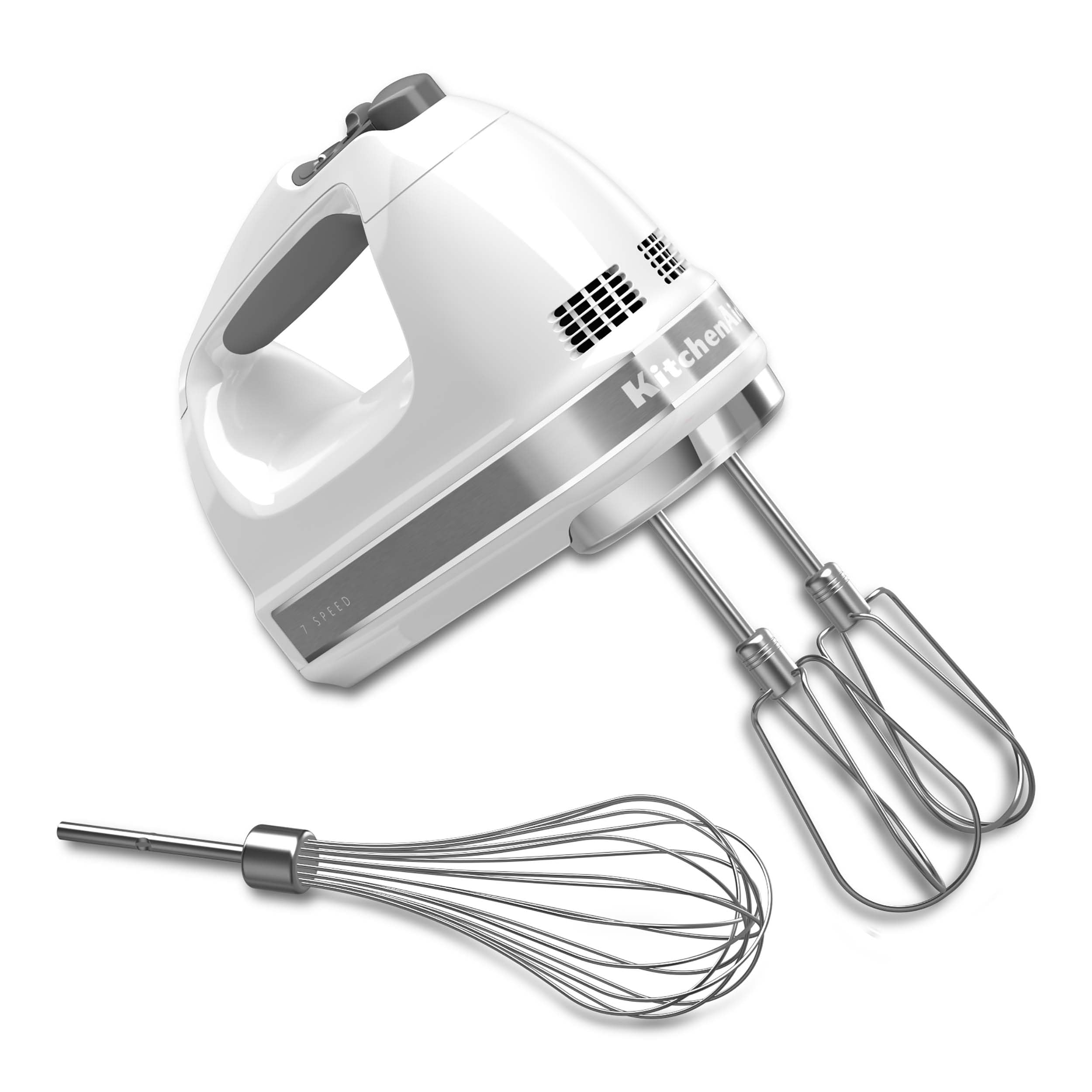 KitchenAid 7-Speed Hand Mixer - KHM7210 - White White 7 Speed