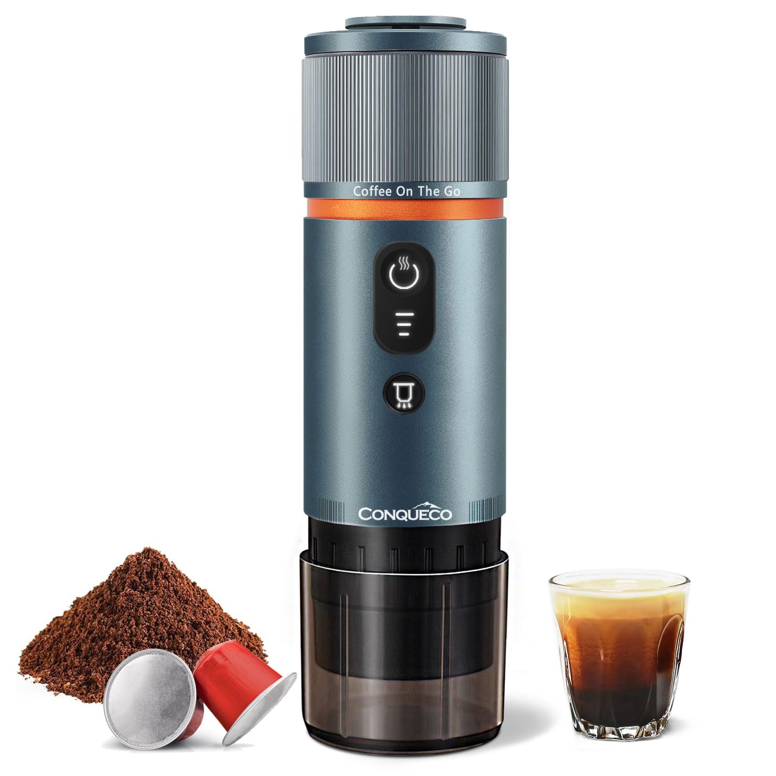 CONQUECO Portable Rechargeable Espresso Maker