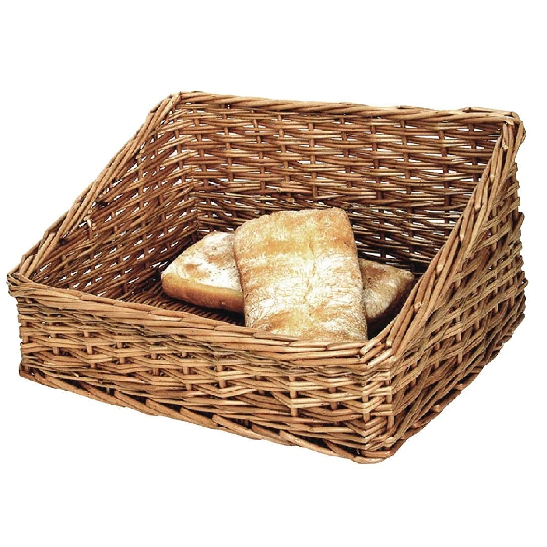 Olympia Rustic Wicker Bread Display