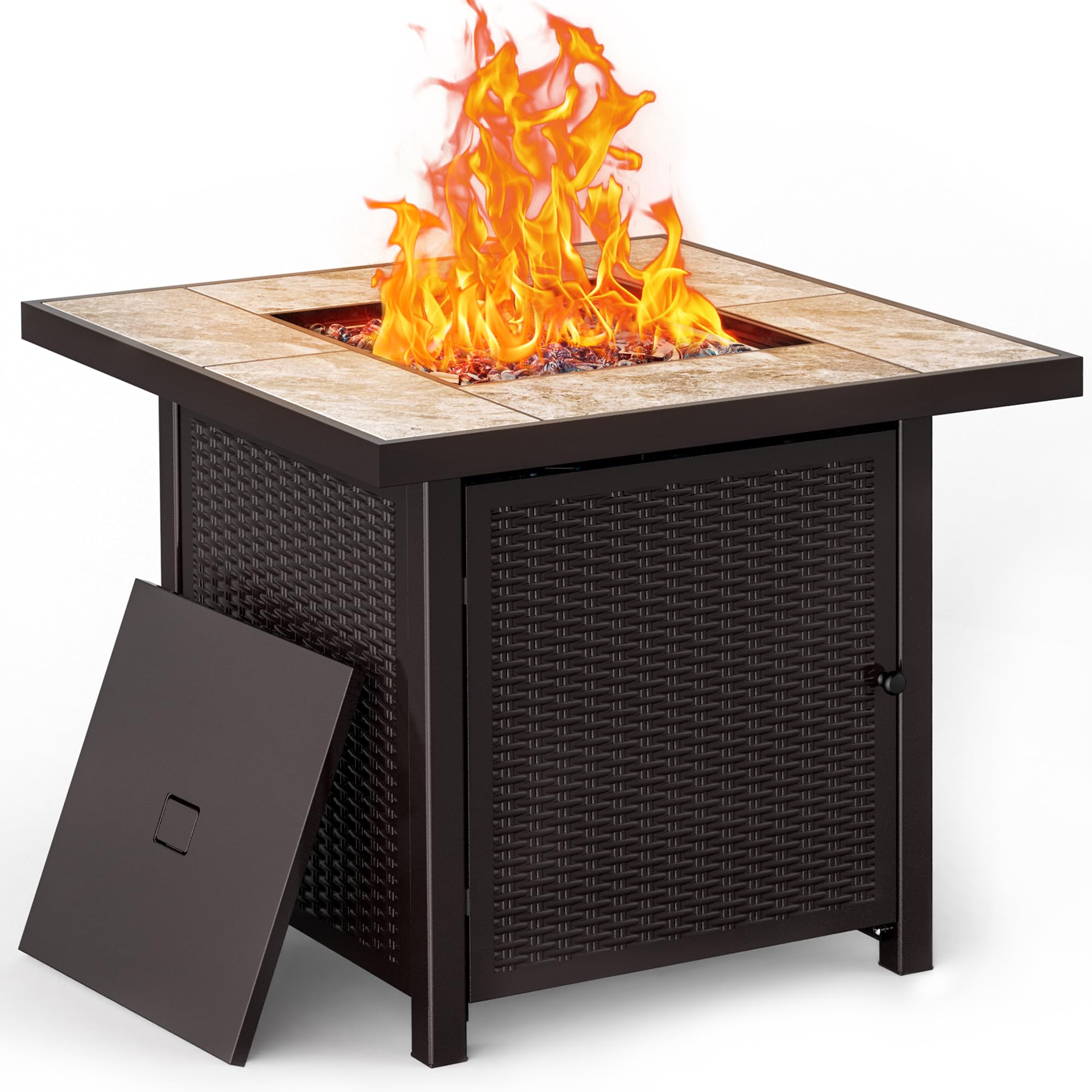 BALI OUTDOORS 32in Propane Fire Pit Table