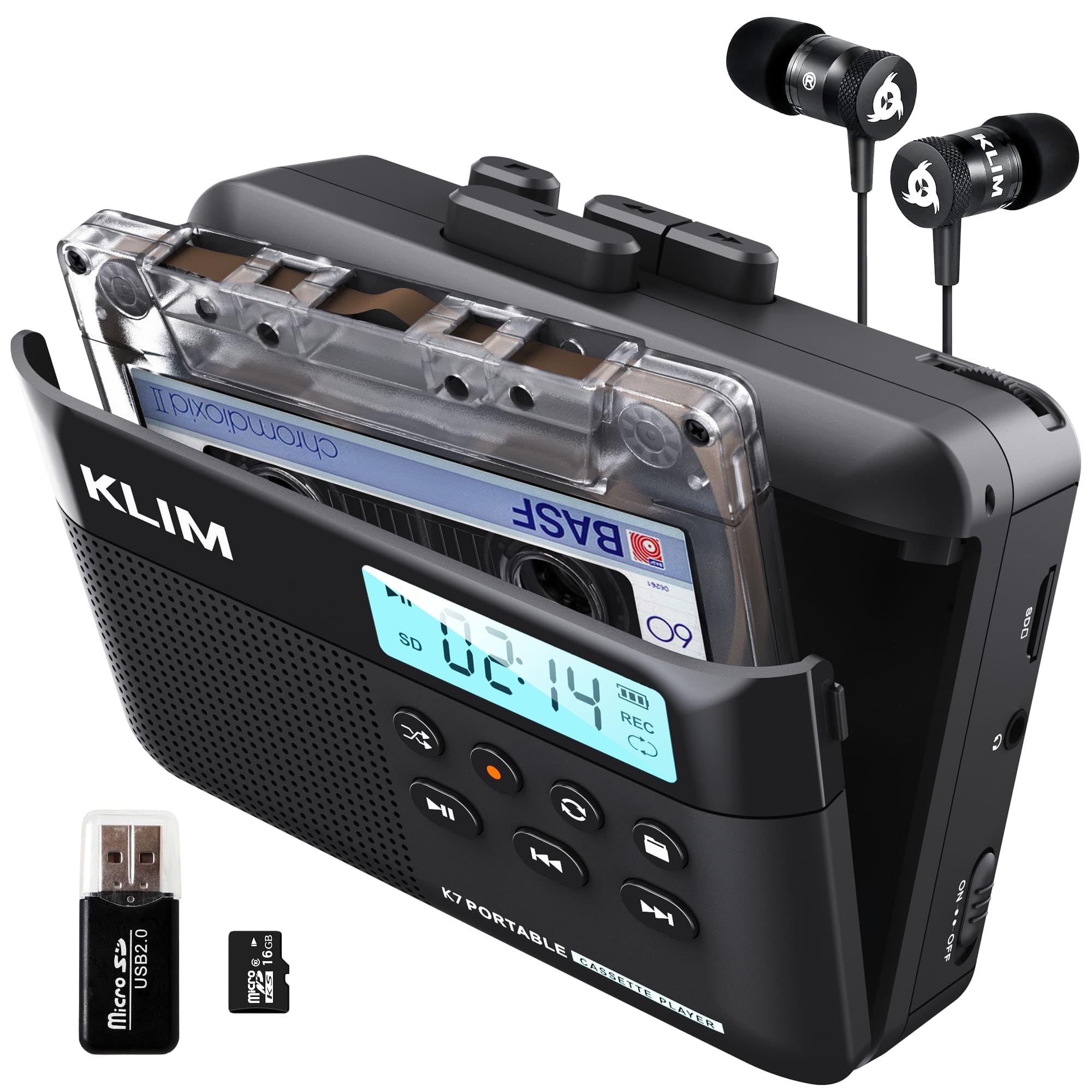 KLIM K7 Cassette to MP3 Player