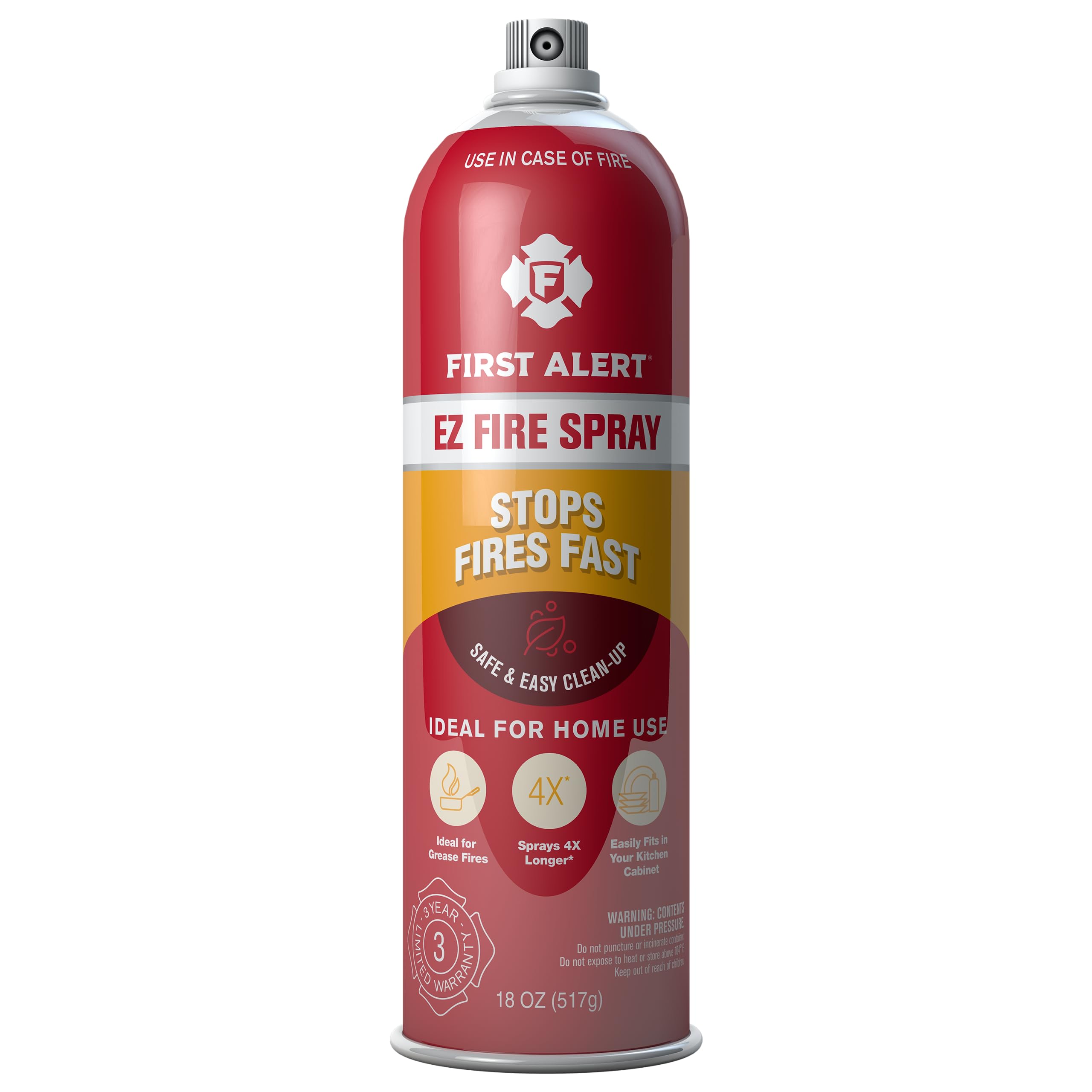 First Alert EZ Fire Spray Aerosol (AF400) — 18 oz
