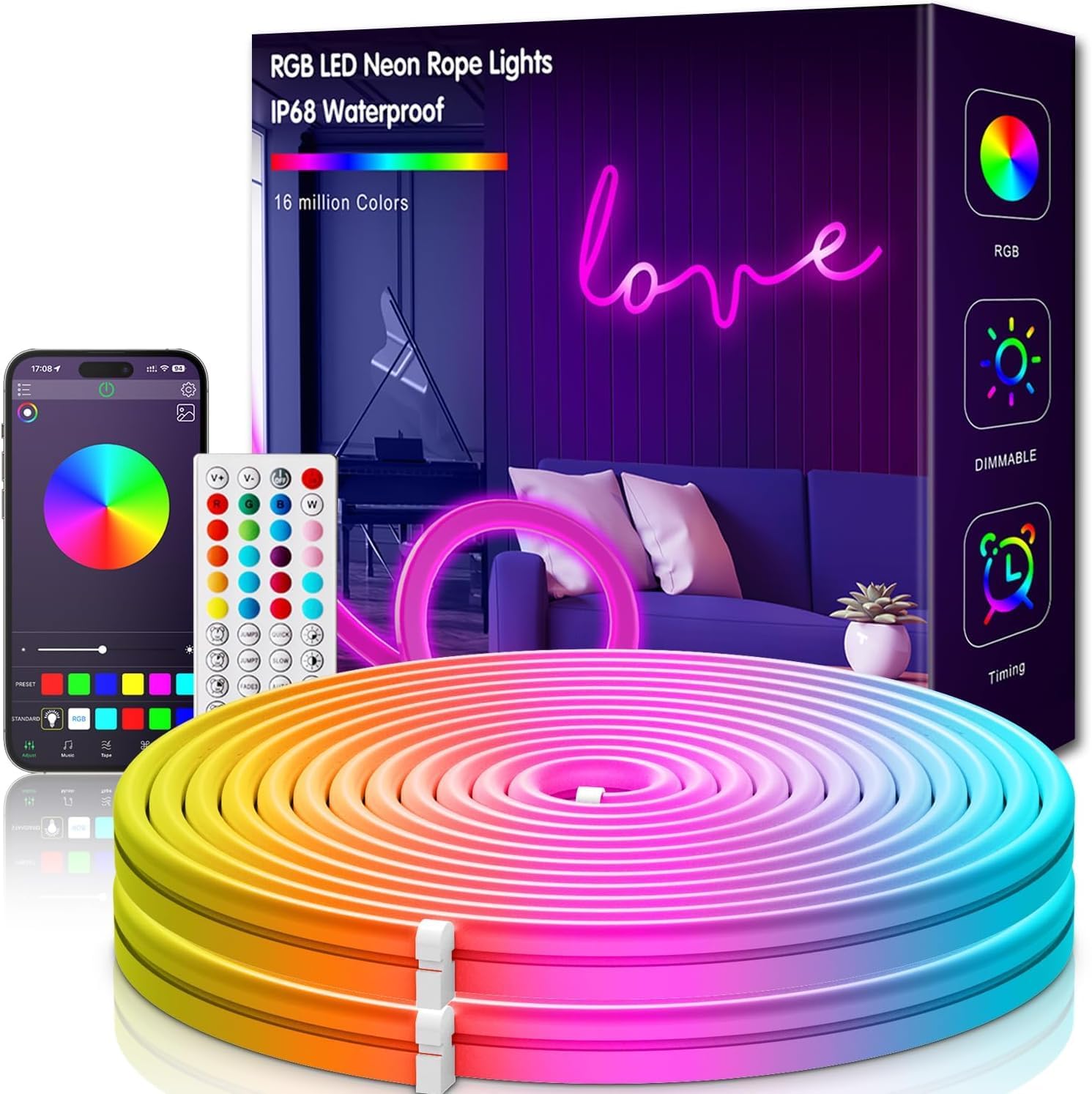 KIKO RGB Neon Rope Lights