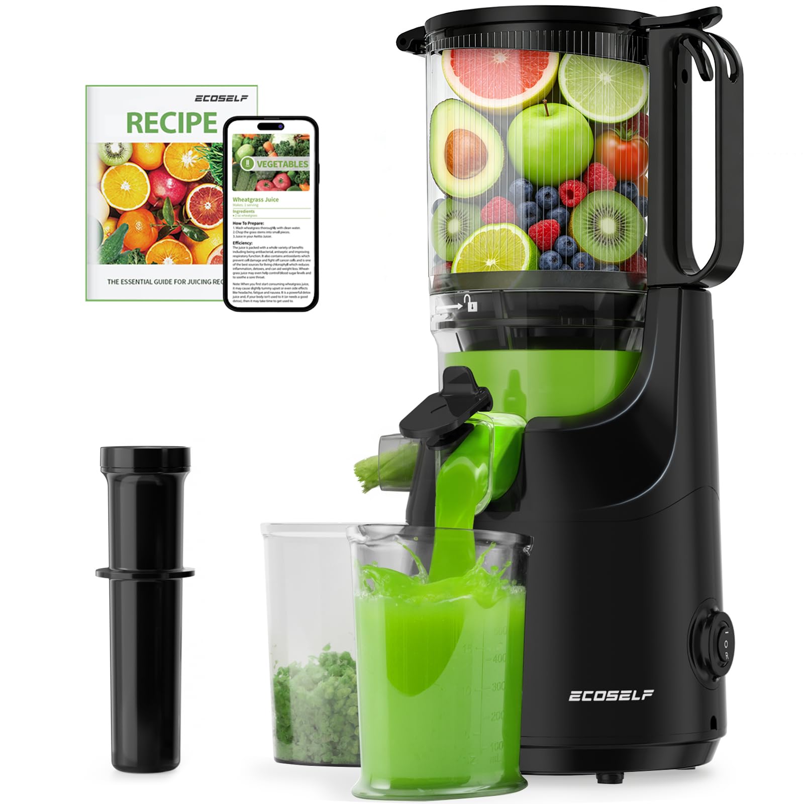 ECOSELF 5.3" Hands-Free Juicer