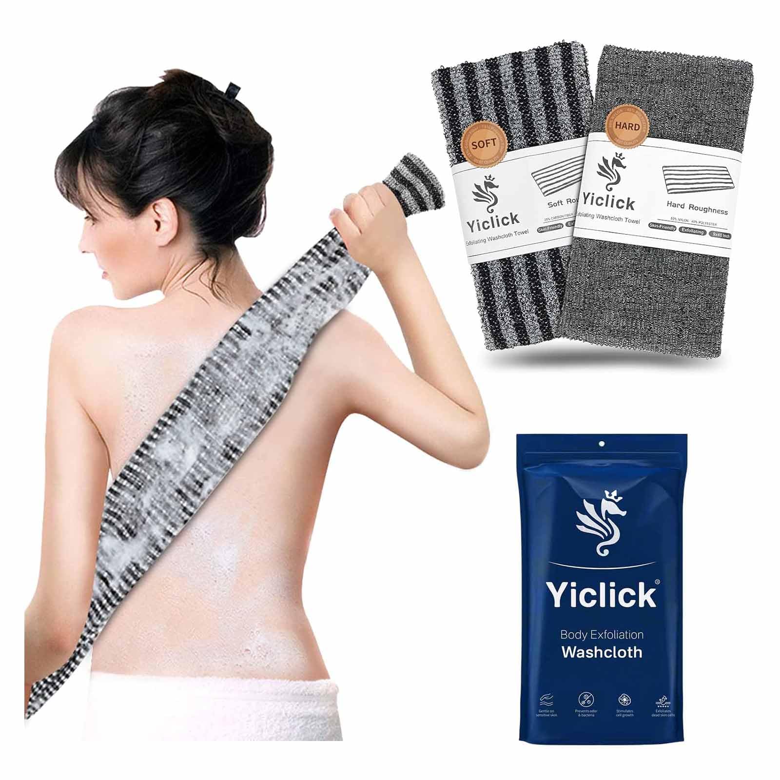 Yiclick Exfoliating Washcloth (2-Pack)