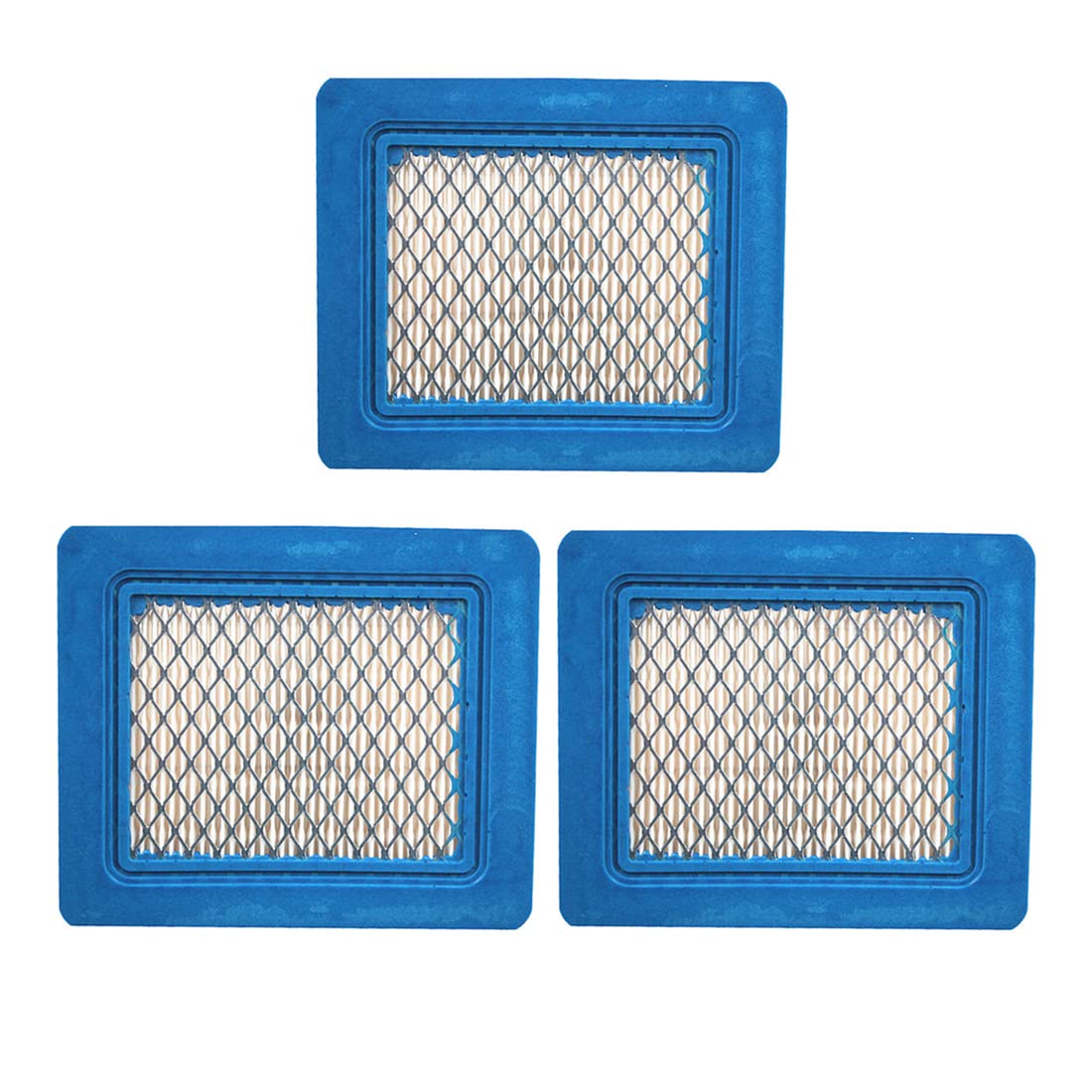 3Pack 491588S 491588 Air Filter, Air Cleaner Cartridge for BS 399959 4942245 4915885 Engines, Lawn Mower Air Filter