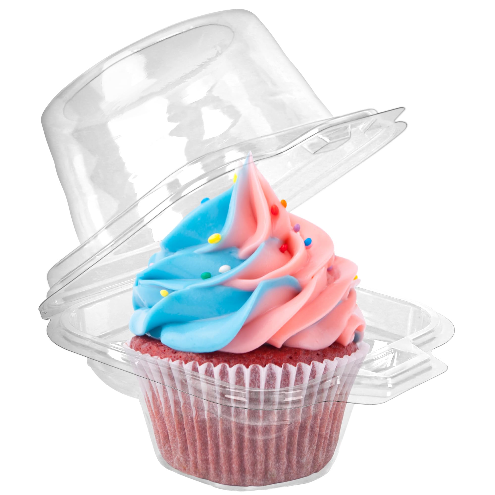 LotFancy Clear Cupcake Boxes