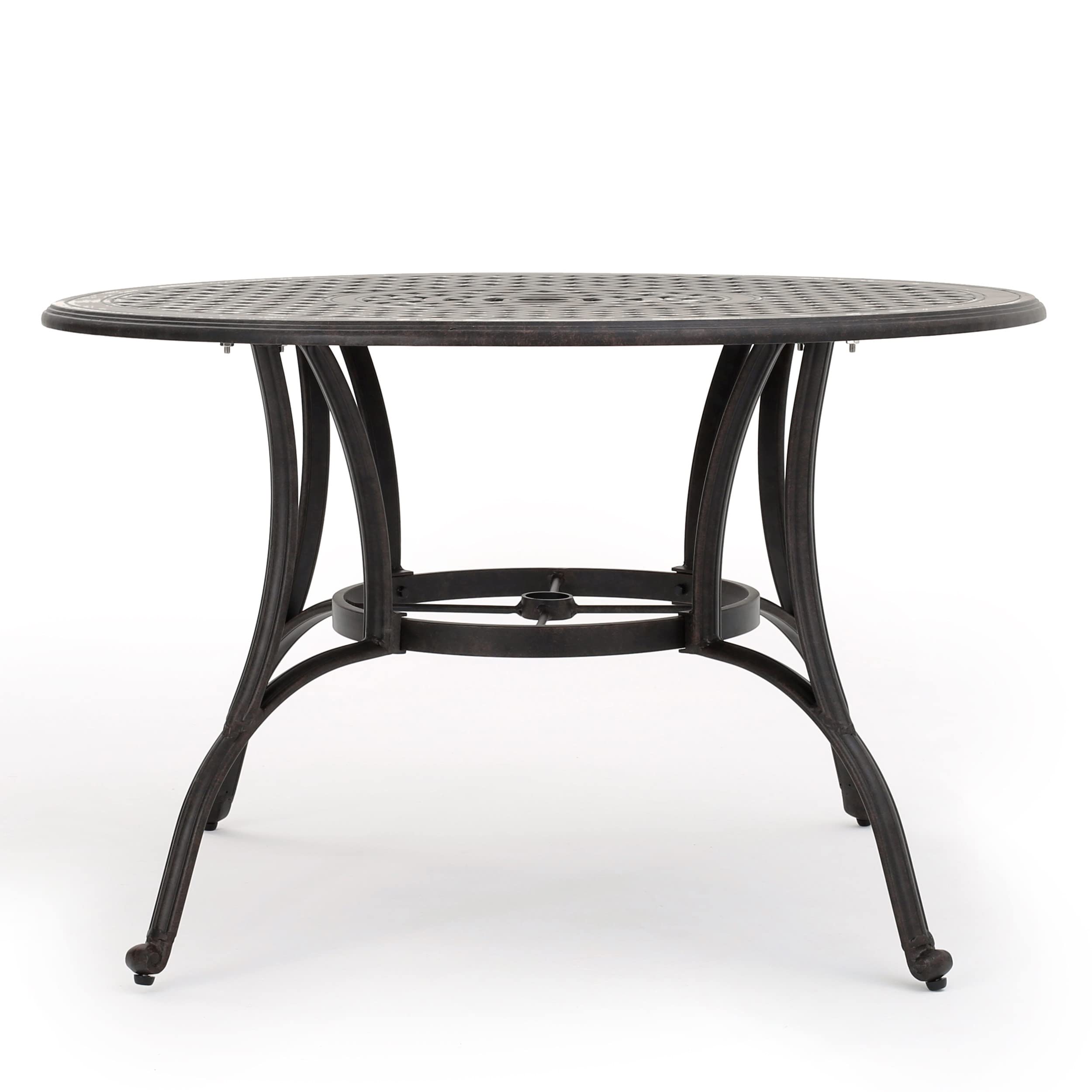 Christopher Knight Home Alfresco 48" Cast Aluminum Table