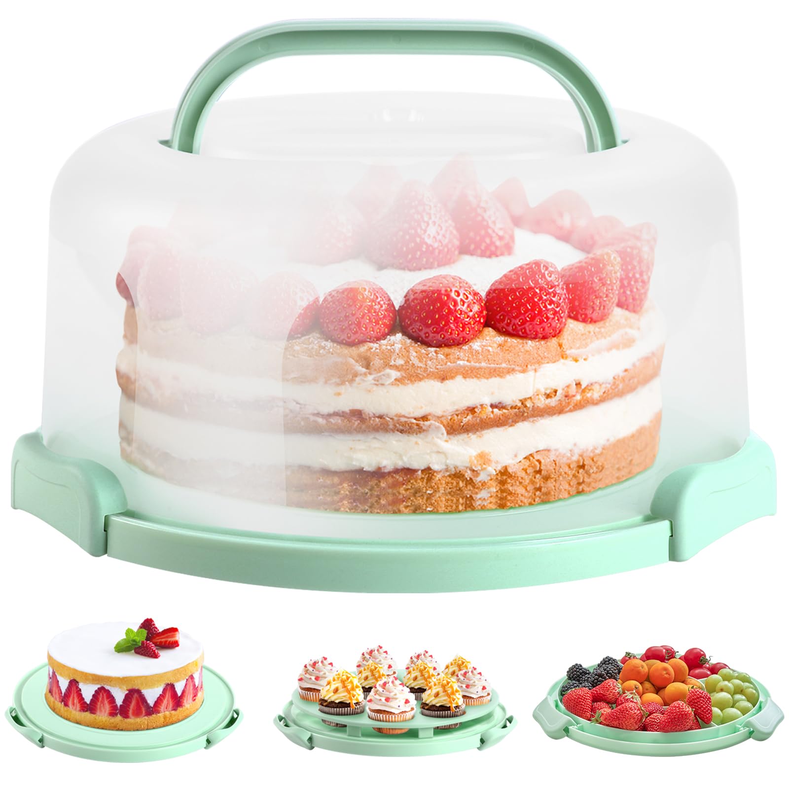 Ohuhu Cake Carrier with Handles