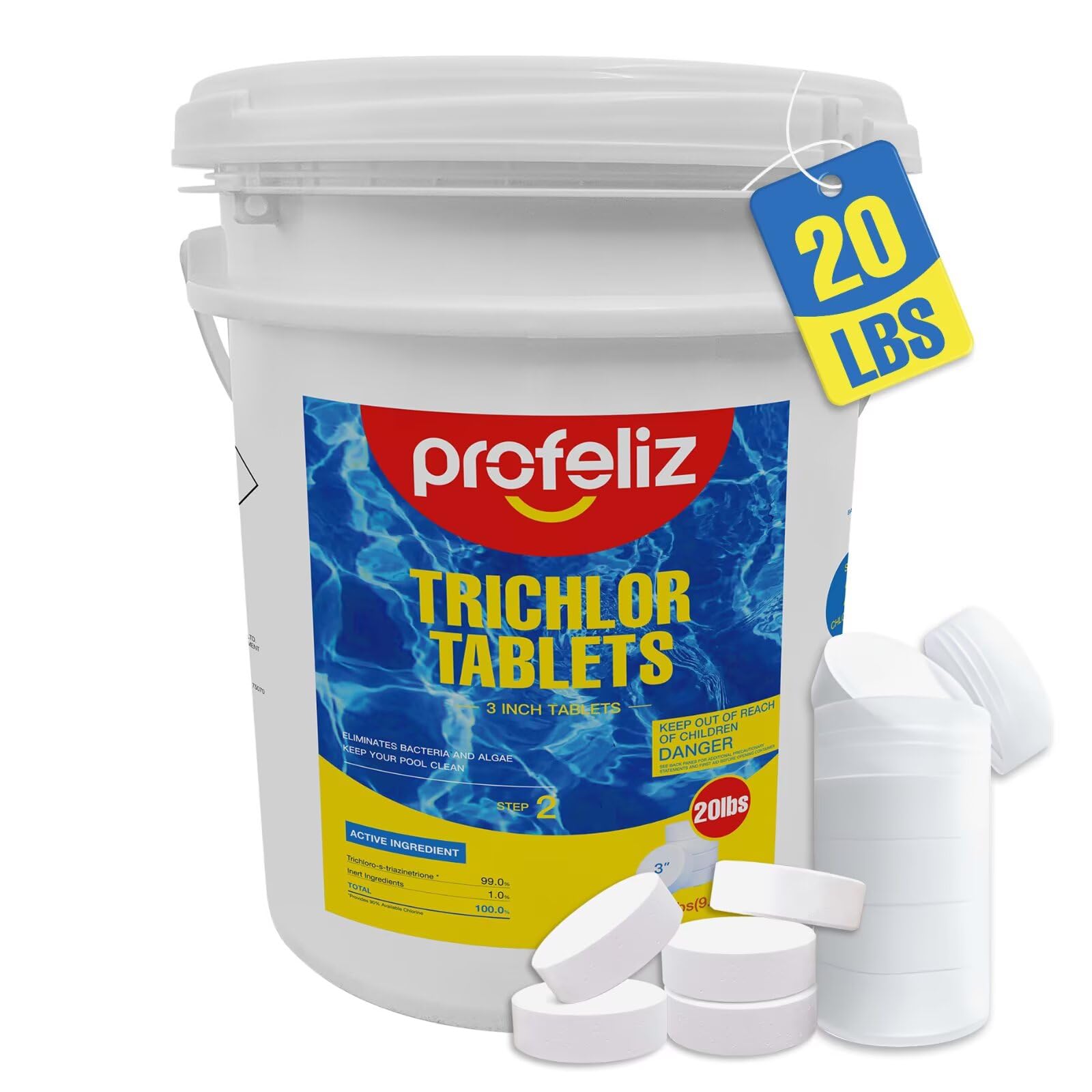 PROFELIZ 3-Inch Chlorine Tablets
