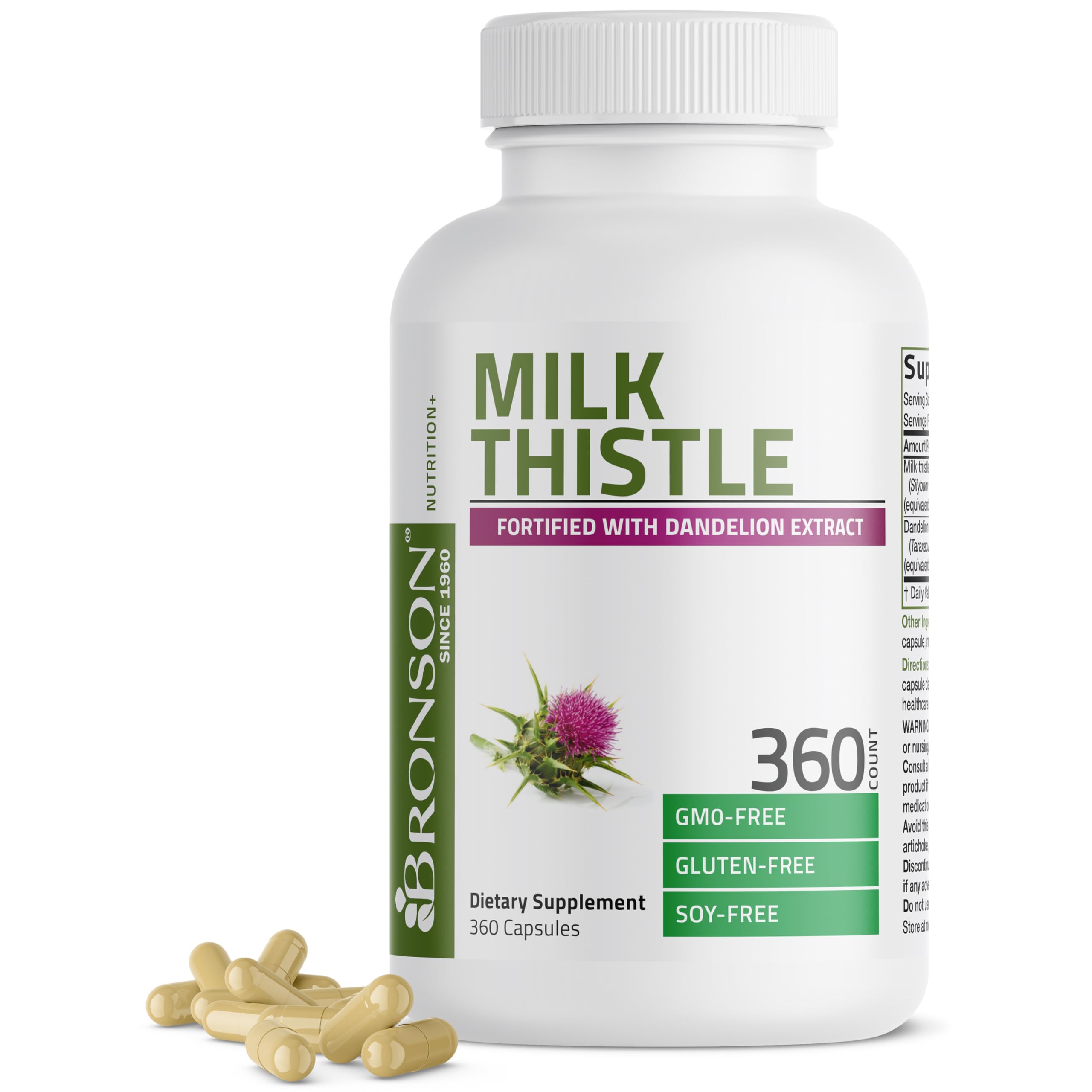 Bronson Milk Thistle & Dandelion Extract