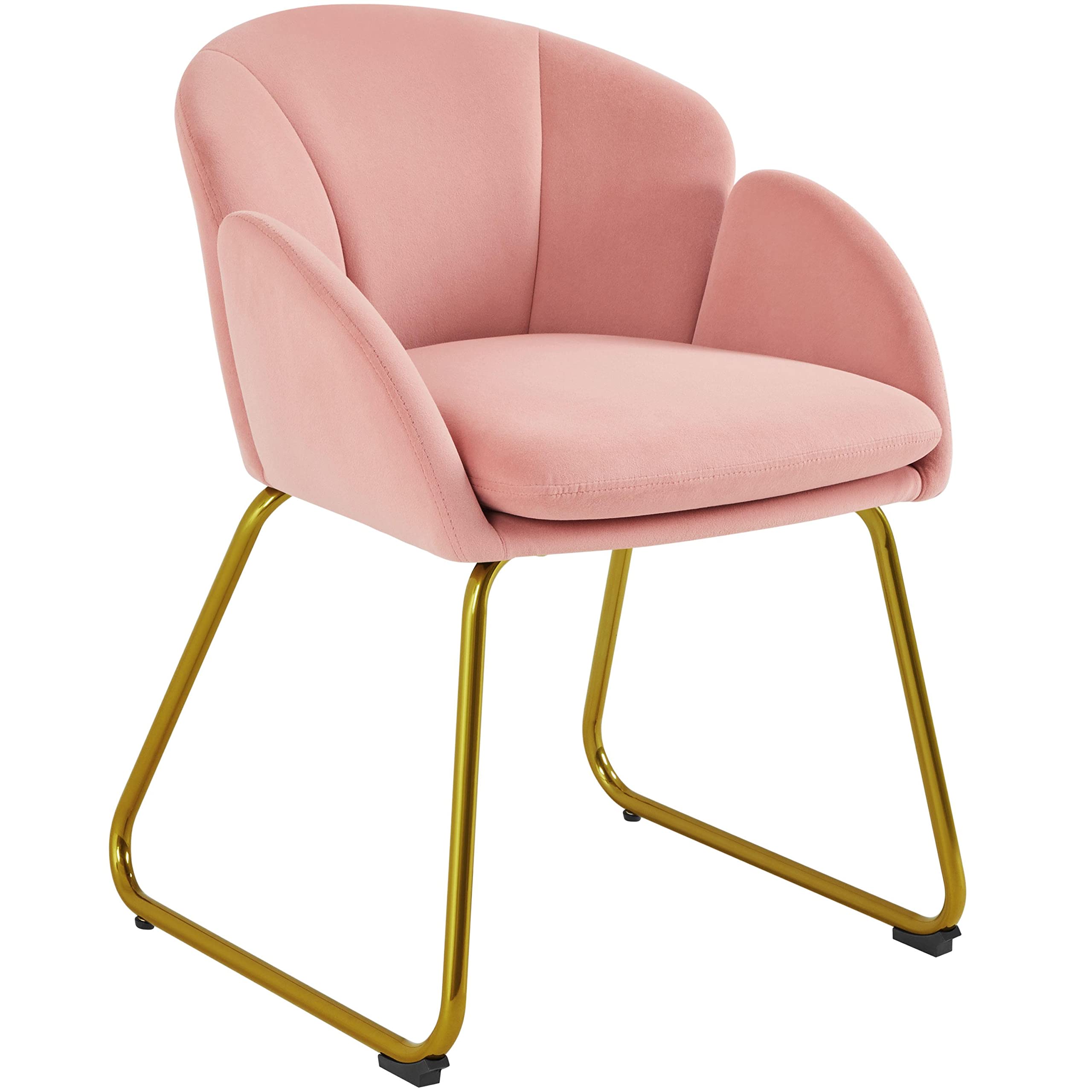 Yaheetech Flower Velvet Side Chair