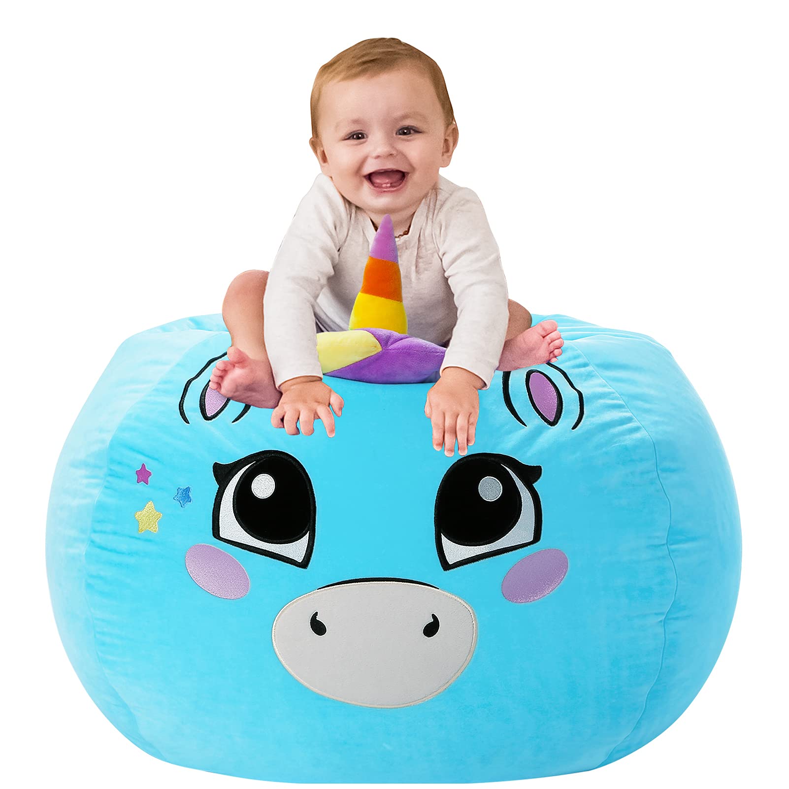 Aubliss Stuffed-Animal Bean Bag Cover