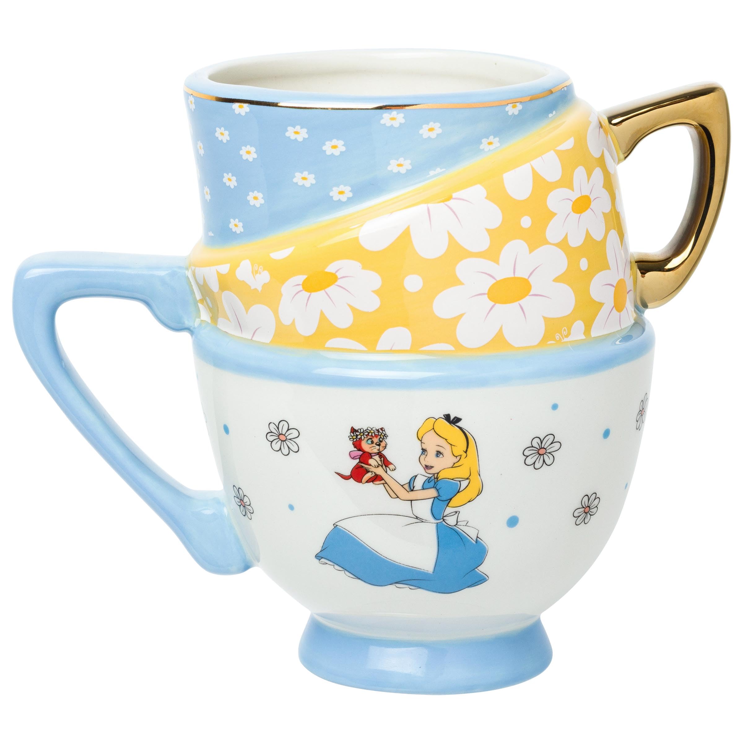 Silver Buffalo Alice in Wonderland 3D Mug