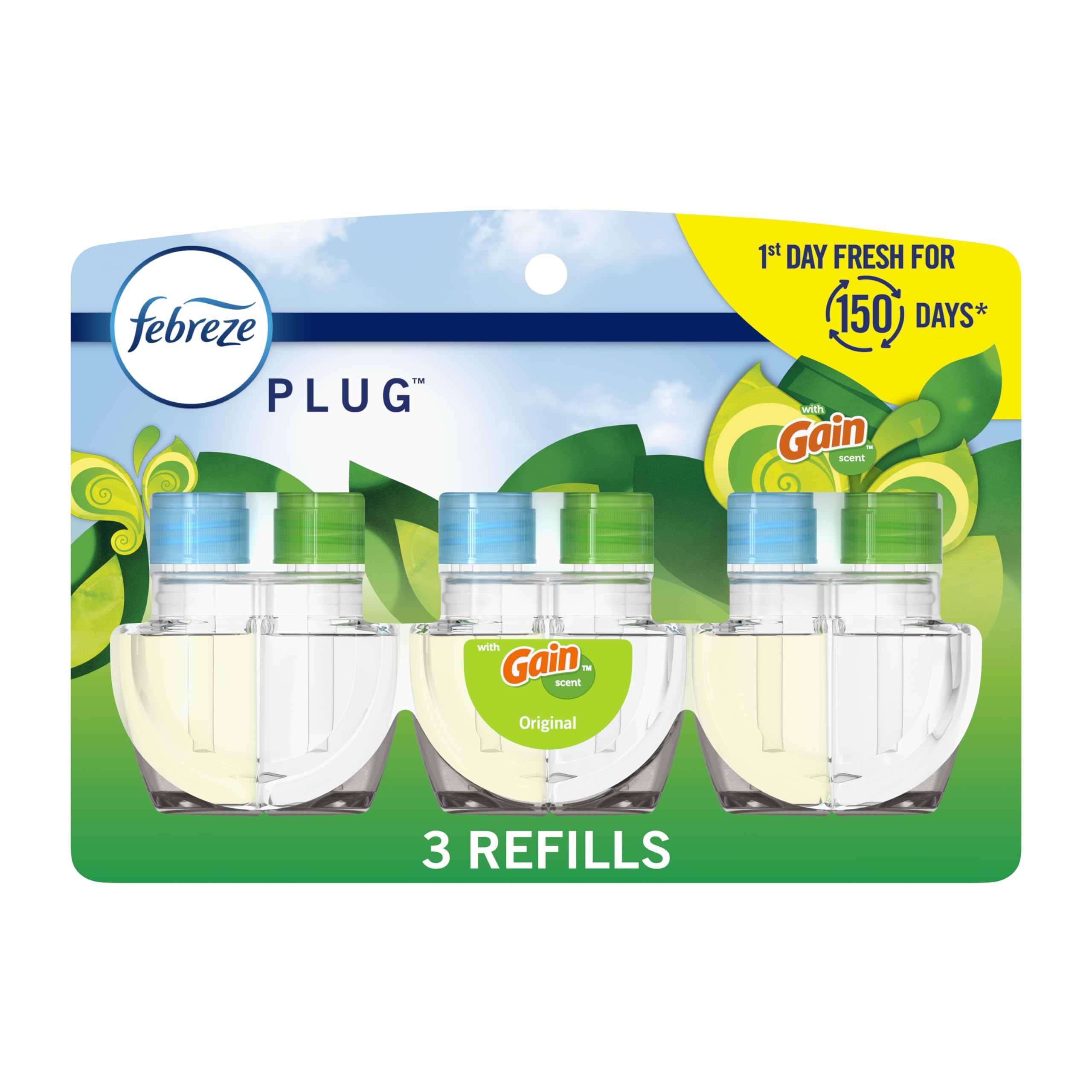 Febreze Fade Defy PLUG Refill — Gain Original (3-count)
