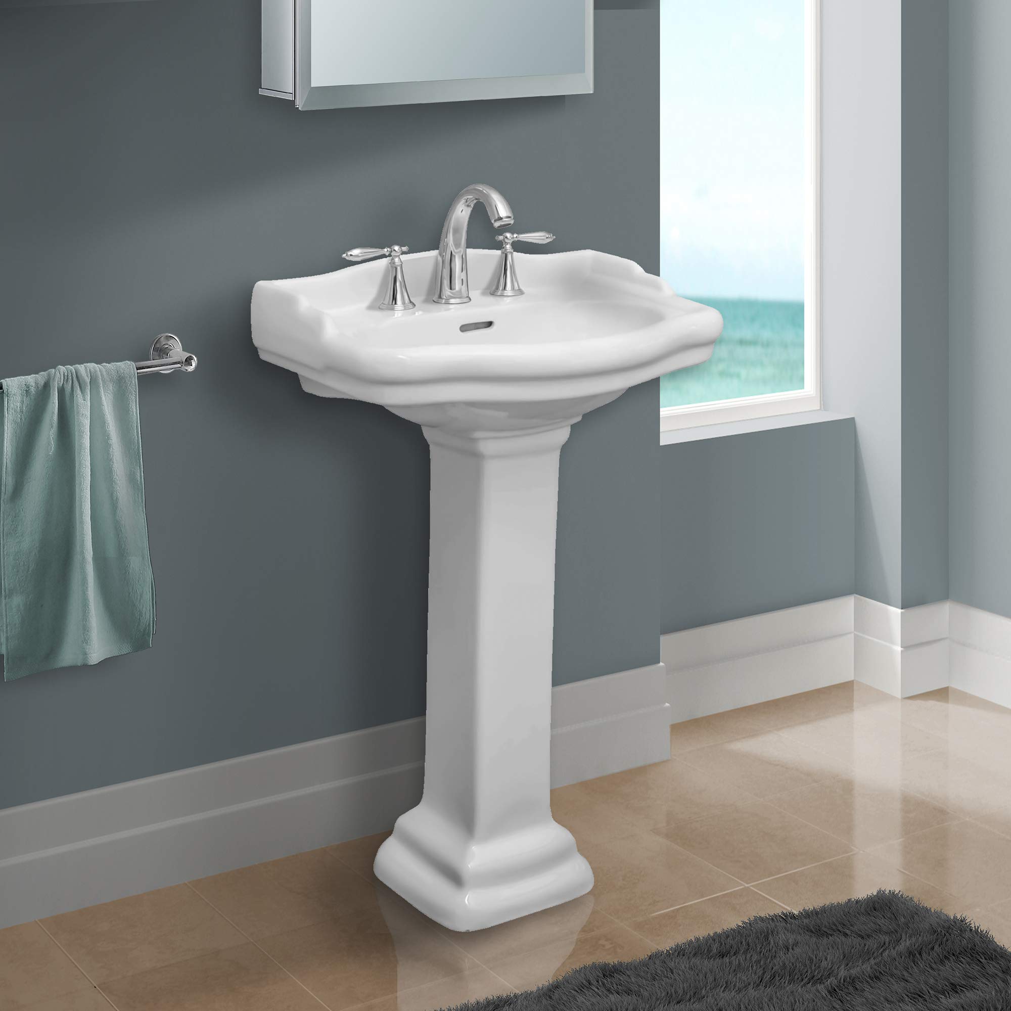 Fine Fixtures Roosevelt 18in Pedestal Sink