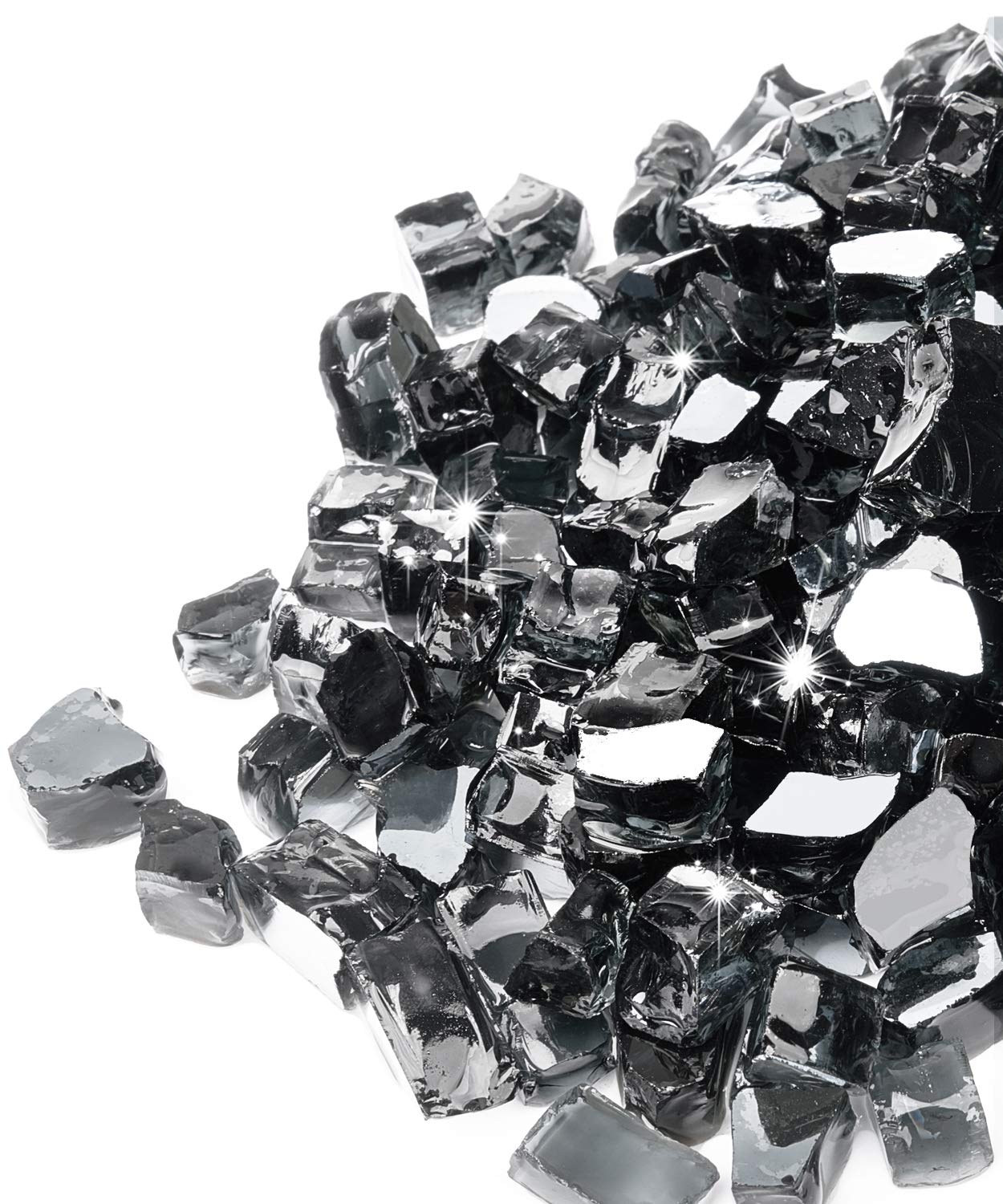 GASPRO Black 1/2" Fire Glass (20 lb)