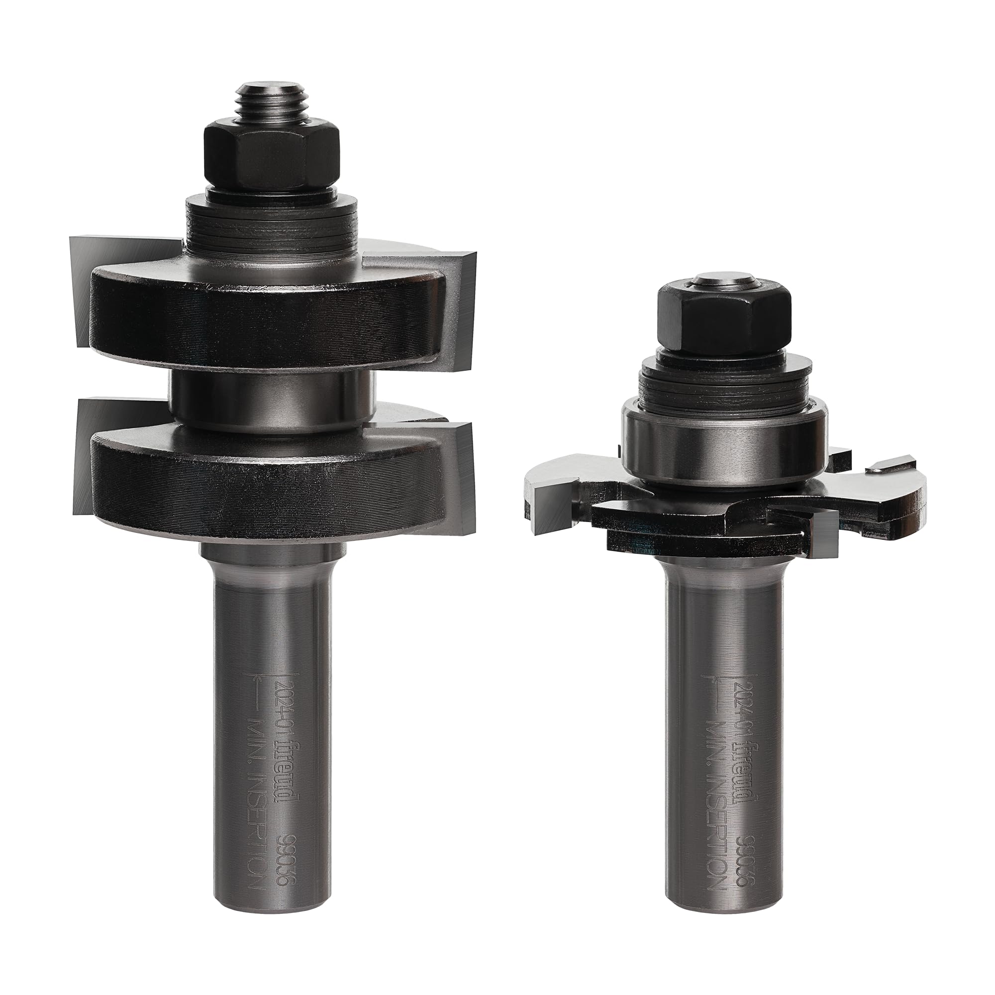 Freud 99-036 Adjustable Tongue & Groove Bit Set (1/2" Shank)