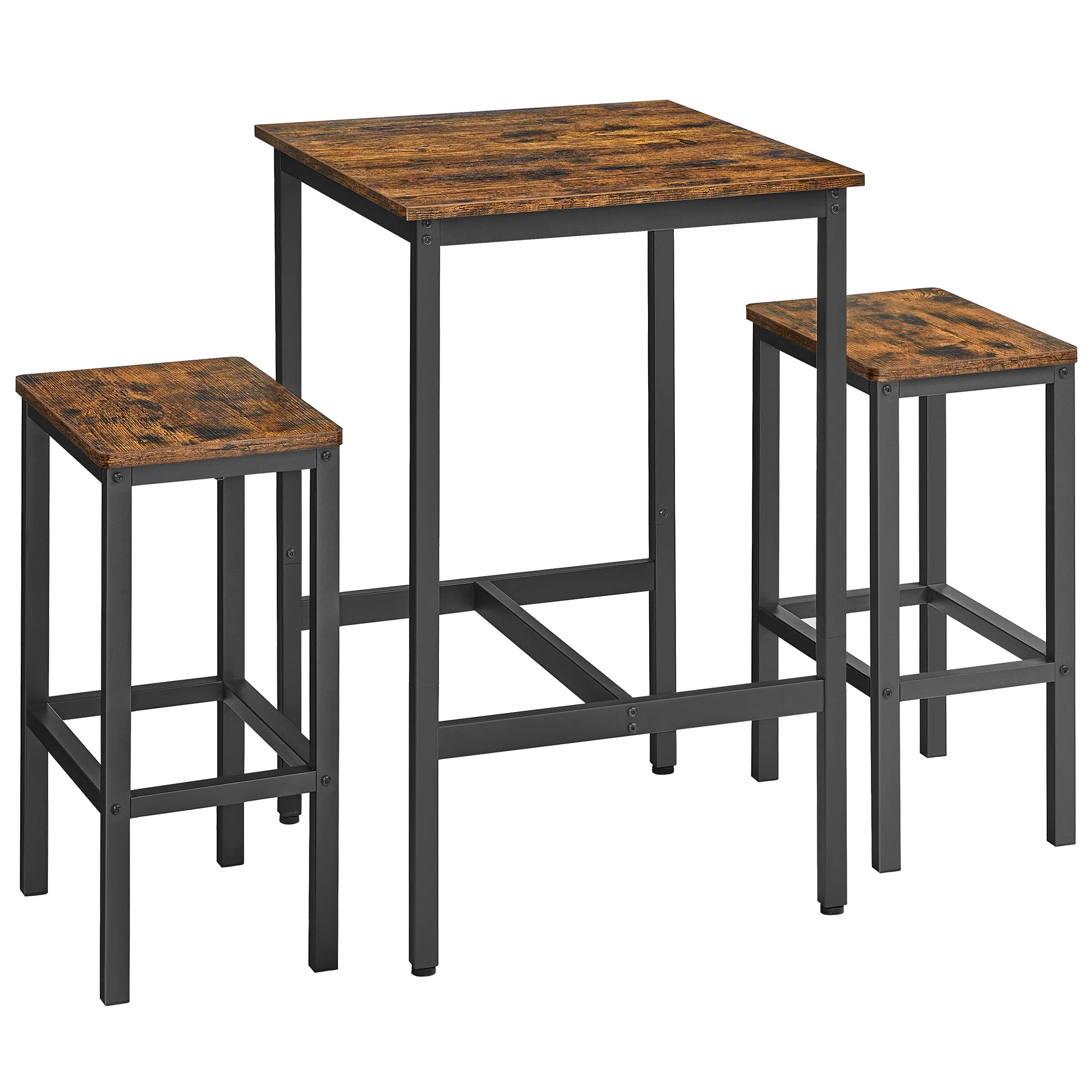 VASAGLE Bar Table and 2 Stools