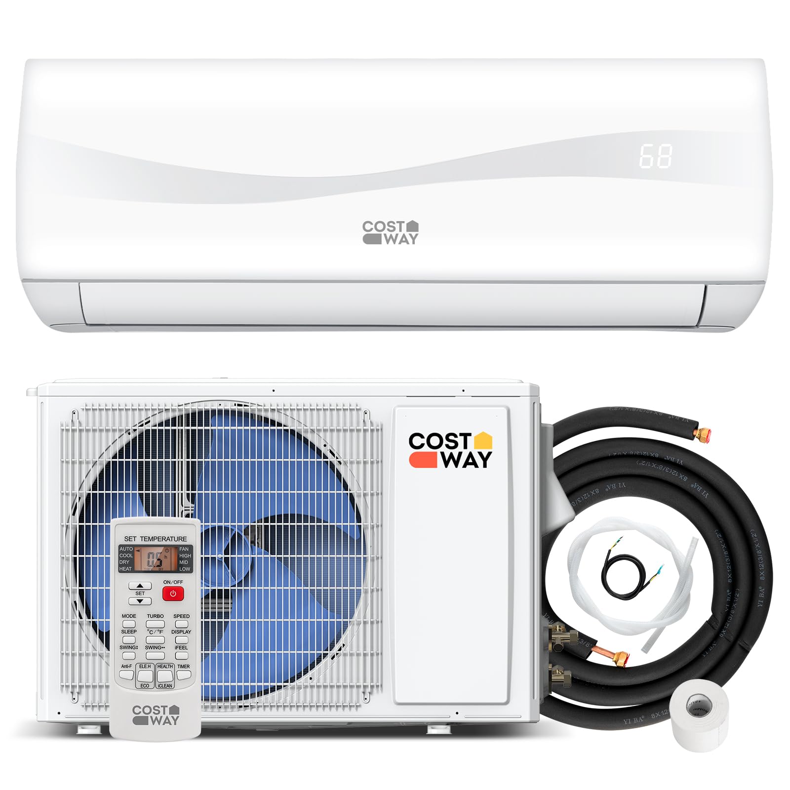 COSTWAY 12000 BTU Mini Split (Blast Series)