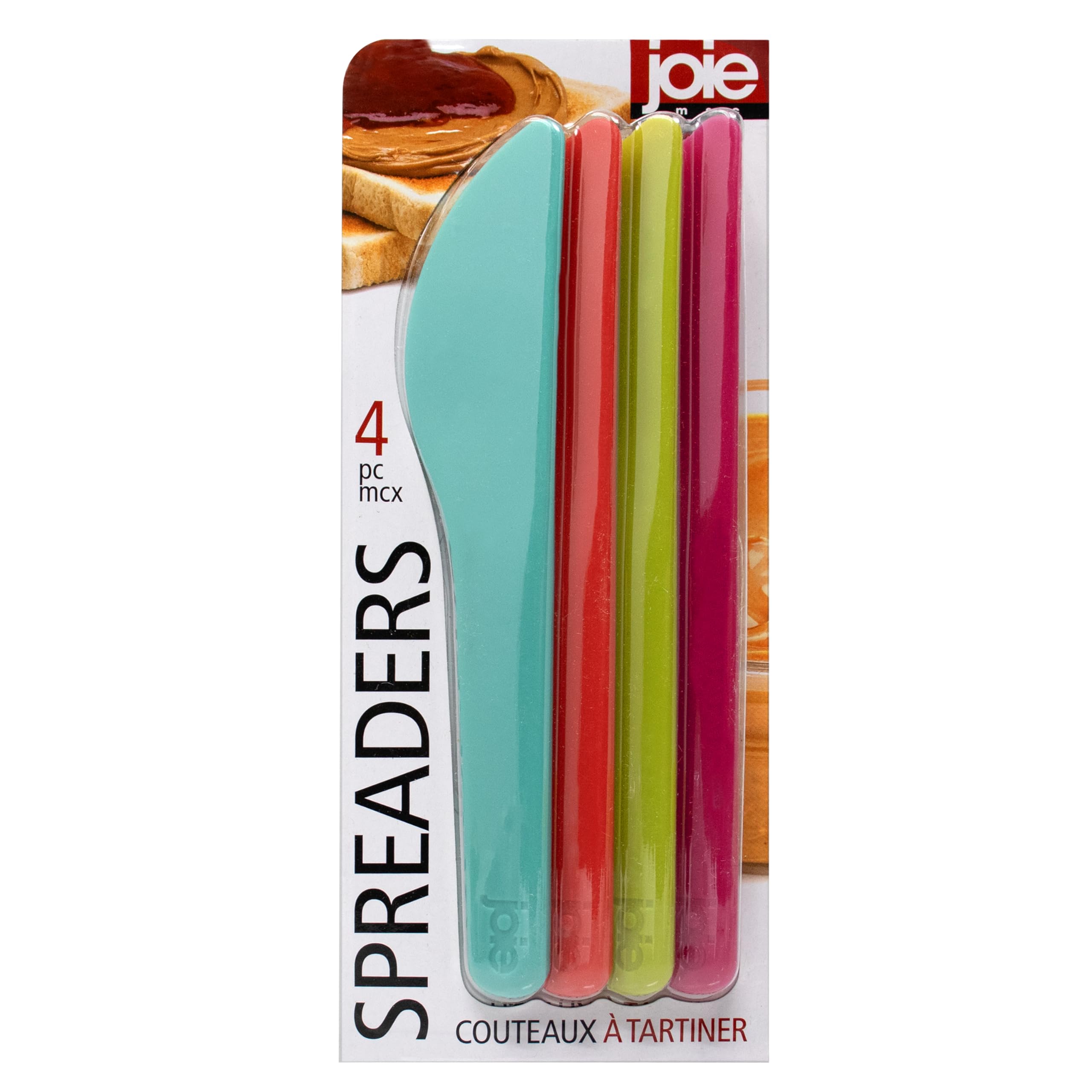 Joie Reusable Plastic Spreaders (4-Pack)