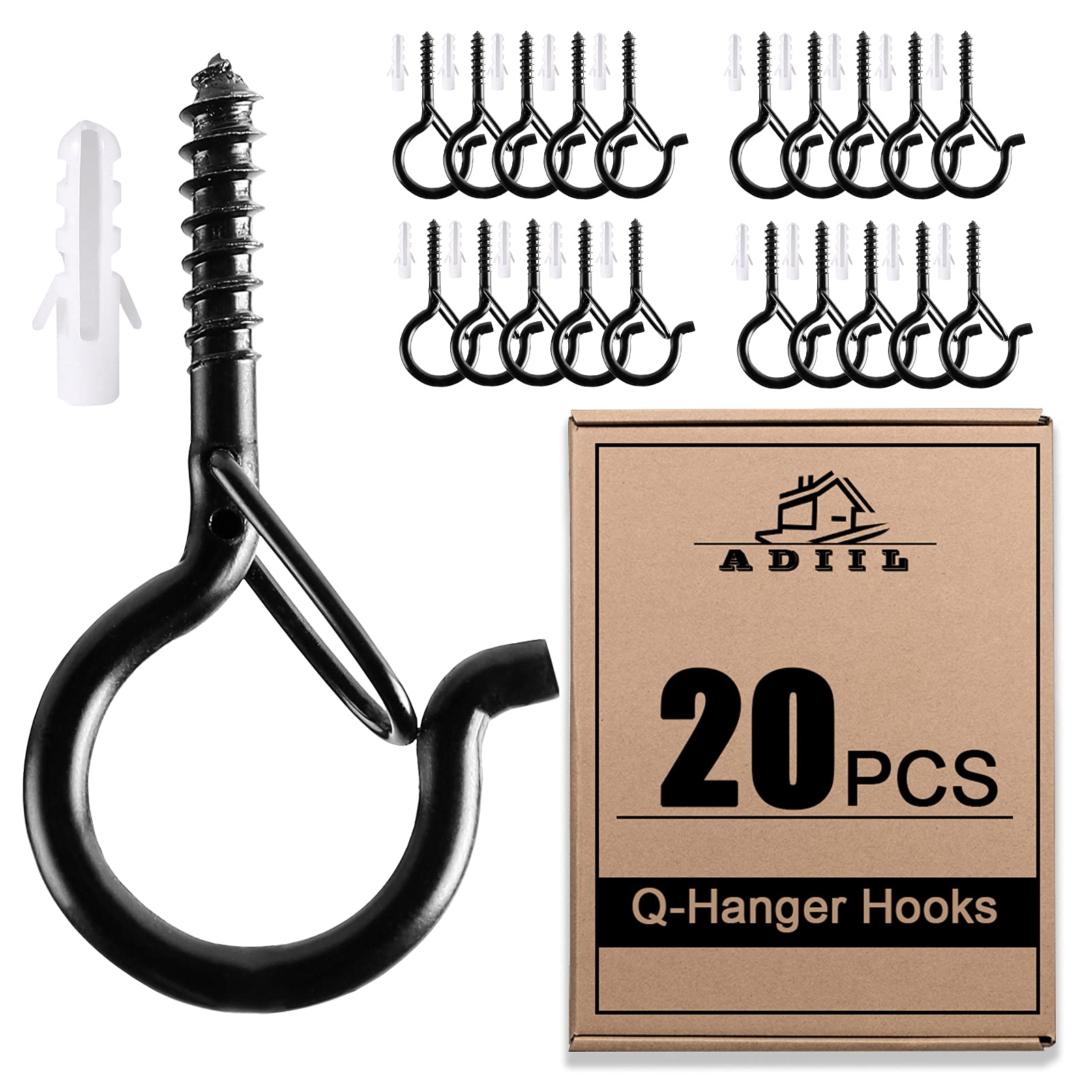 ADIIL Q Hanger Screw Hooks